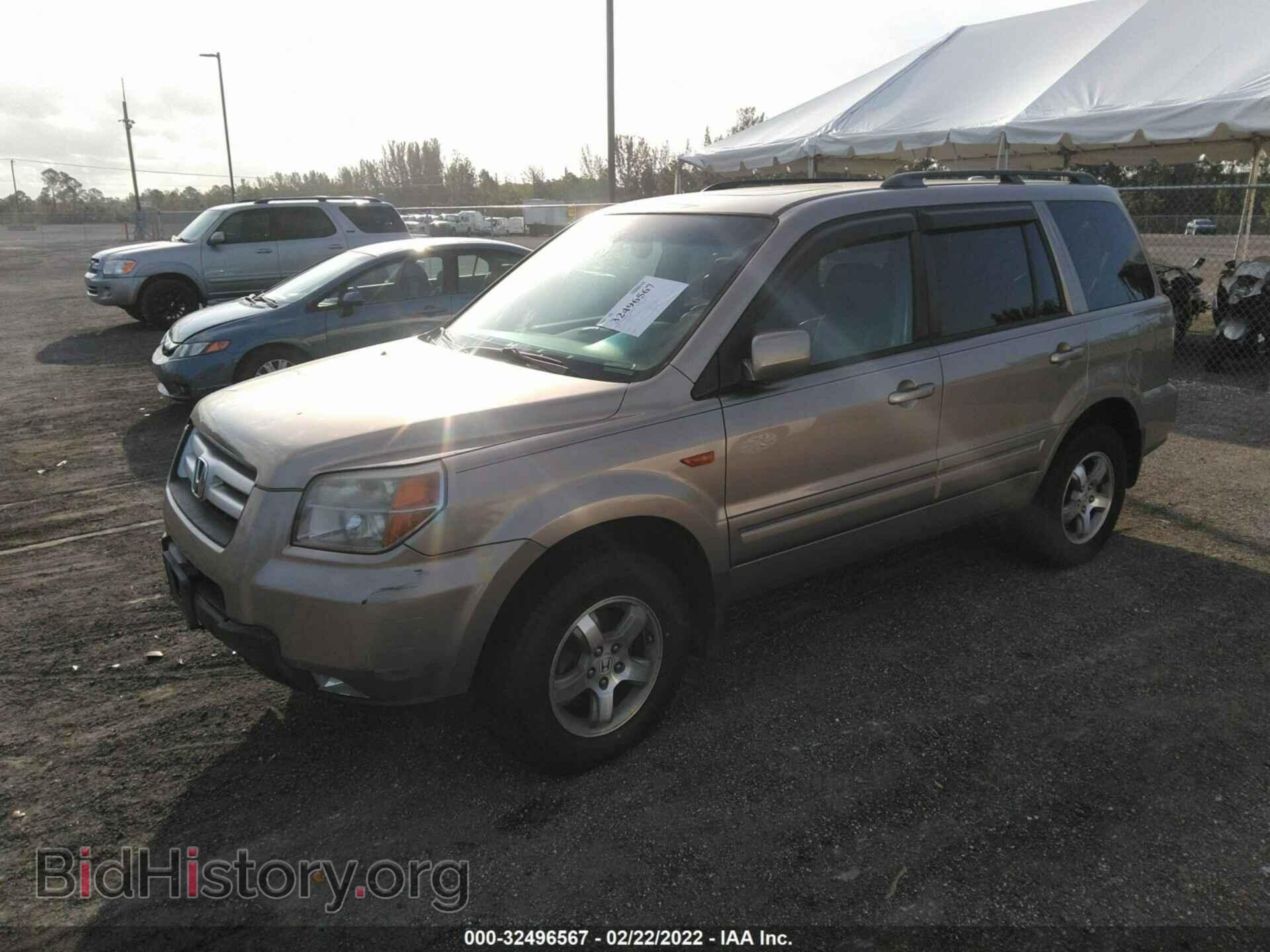 2007 HONDA PILOT - VIN: 2HKYF18757H518031 - Фото 2