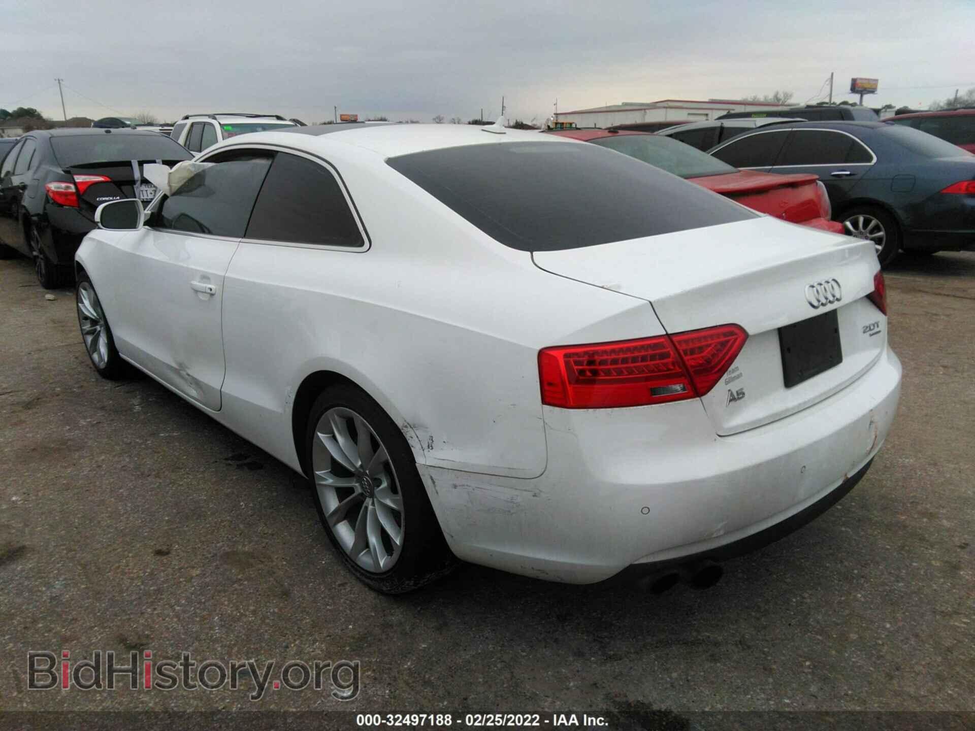 2013 AUDI A5 - VIN: WAULFAFR4DA066961 - Photo 3