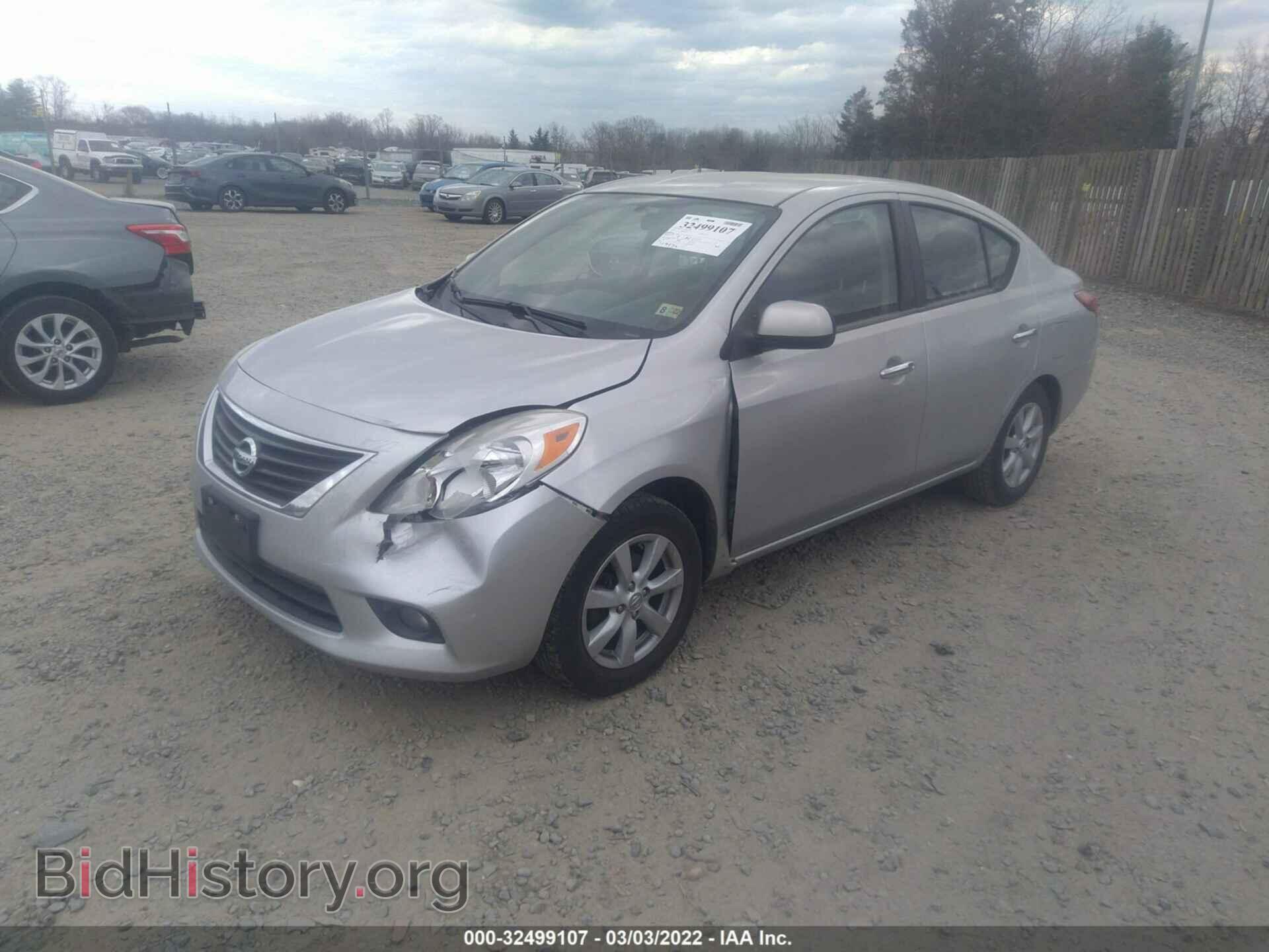 2012 NISSAN VERSA - VIN: 3N1CN7AP1CL819452 - Фото 2
