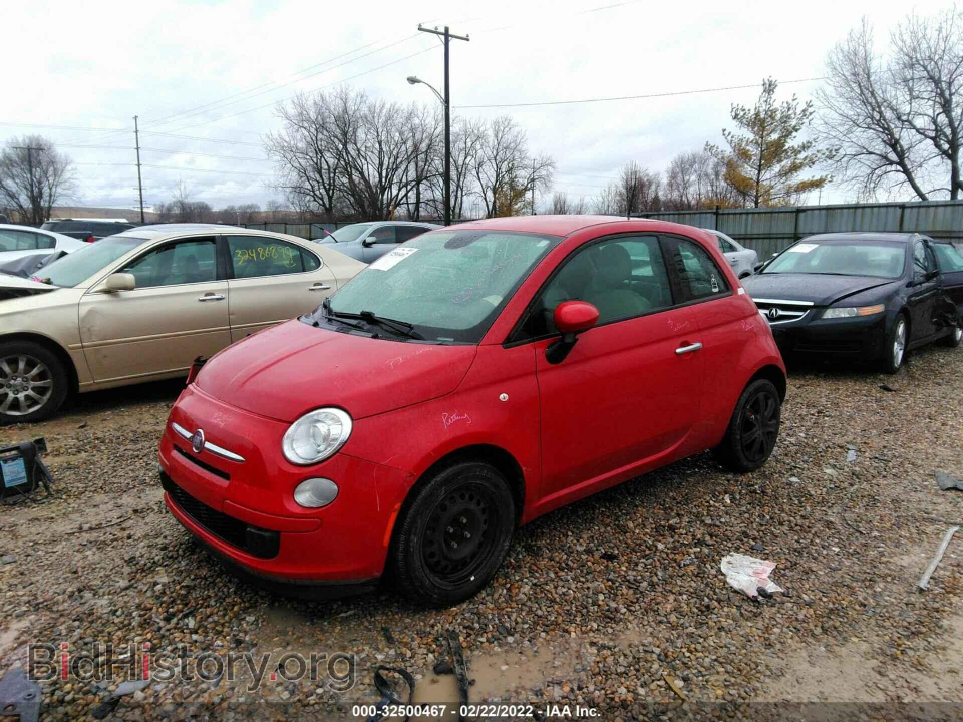 2015 FIAT 500 - VIN: 3C3CFFAR4FT545310 - Photo 2