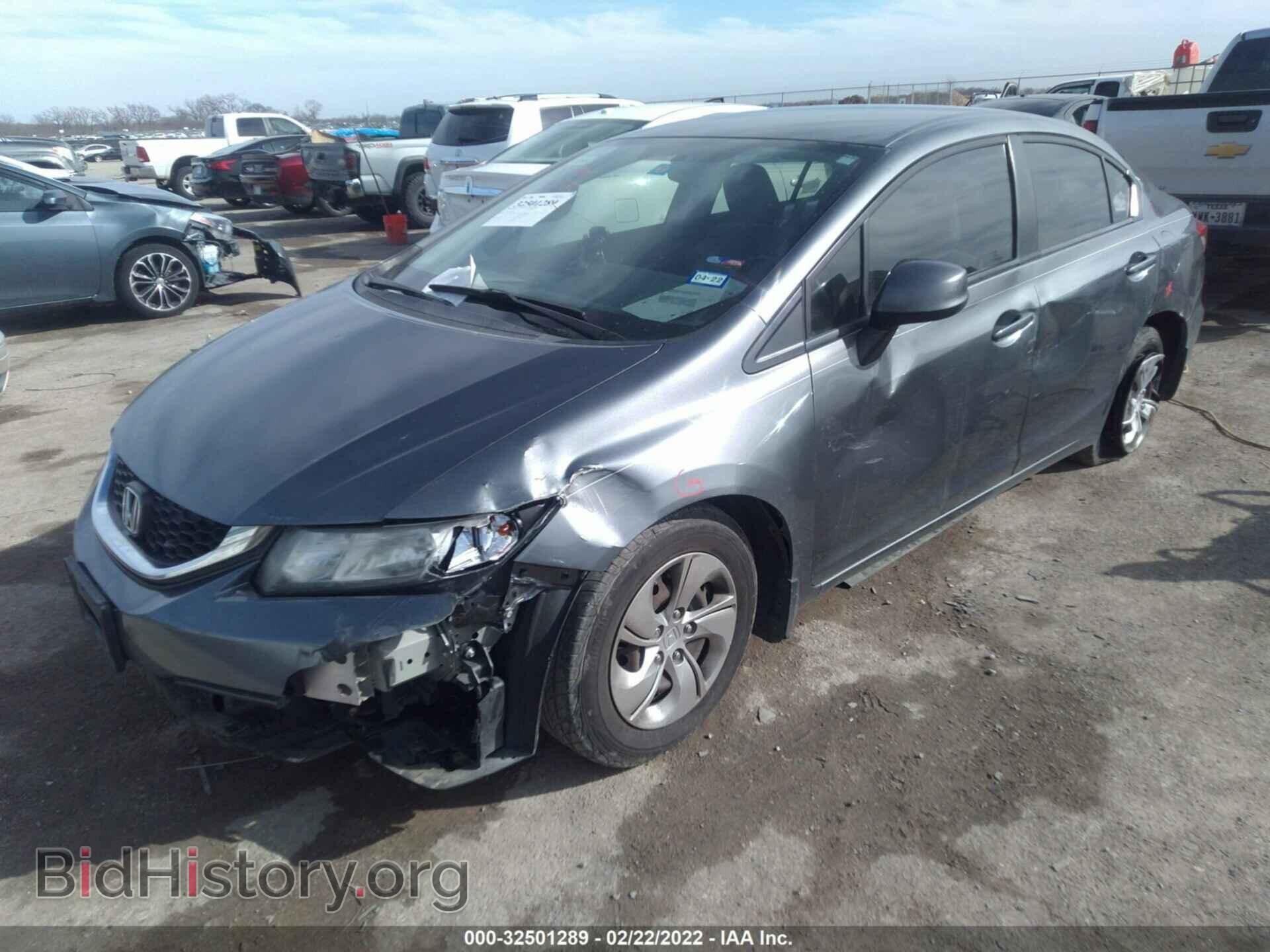 2013 HONDA CIVIC SDN - VIN: 19XFB2F51DE018491 - Фото 2