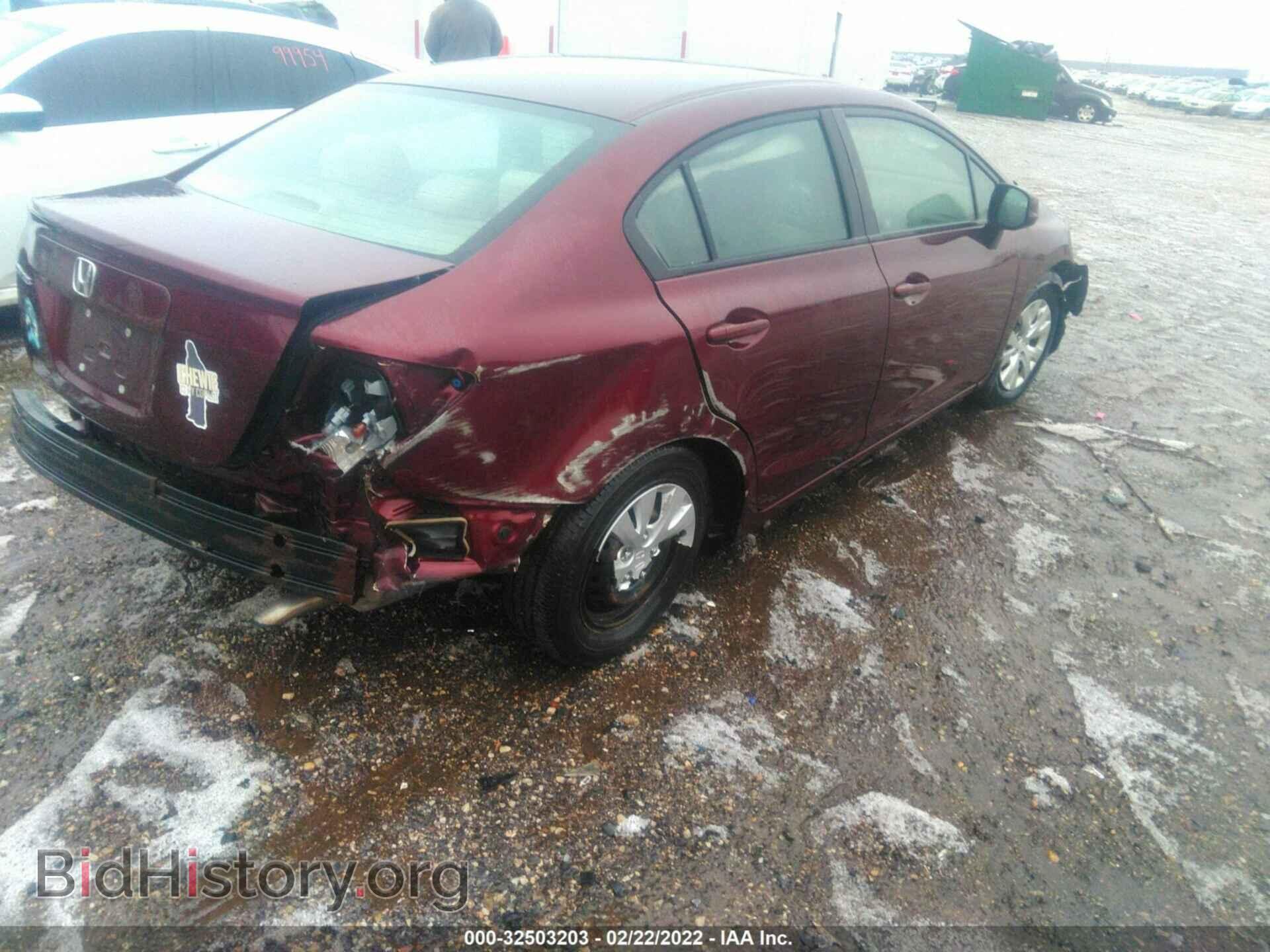 2012 HONDA CIVIC SDN - VIN: 19XFB2F56CE082590 - Фото 4