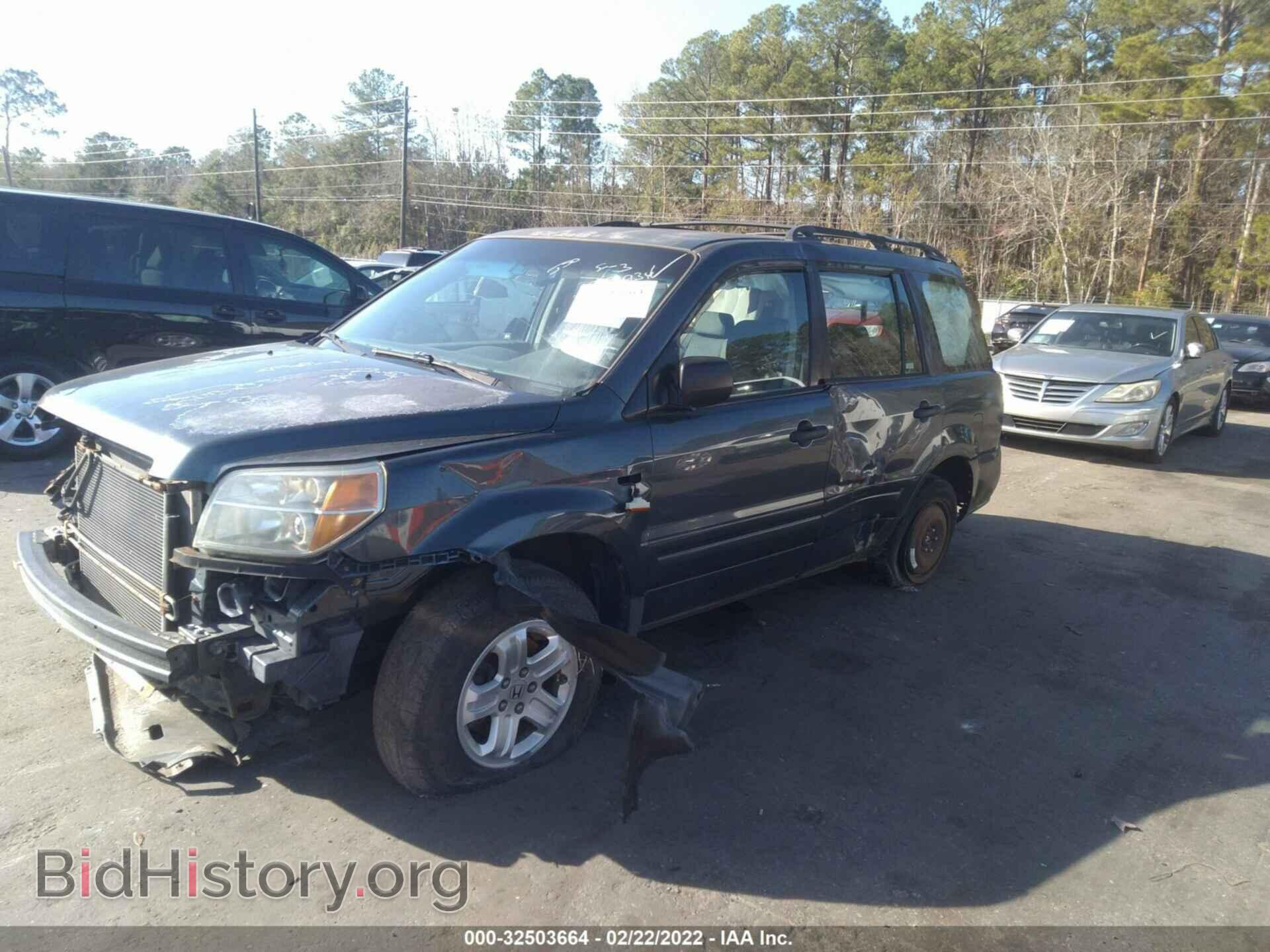 2006 HONDA PILOT - VIN: 5FNYF28156B052034 - Фото 2