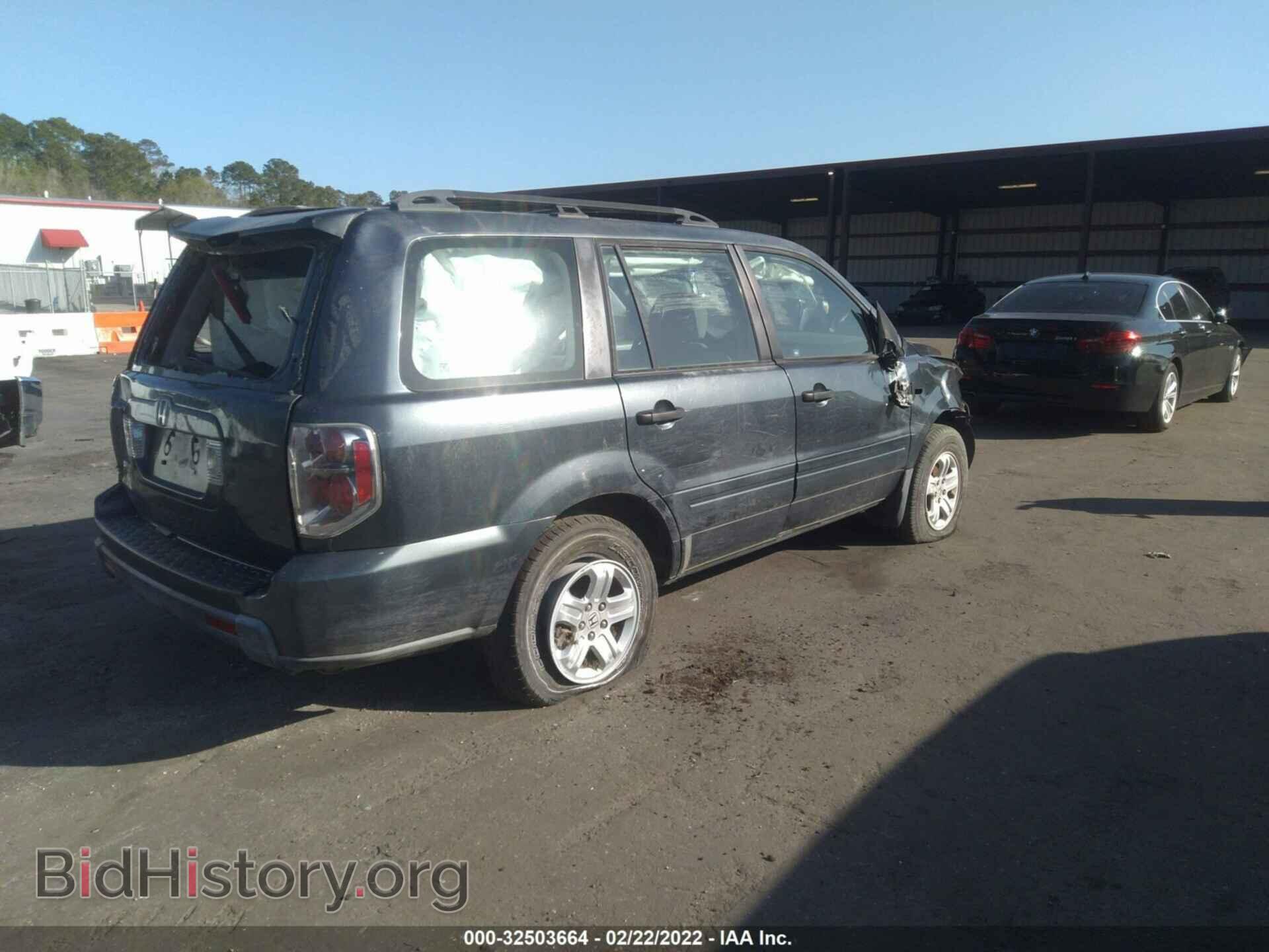 2006 HONDA PILOT - VIN: 5FNYF28156B052034 - Фото 4
