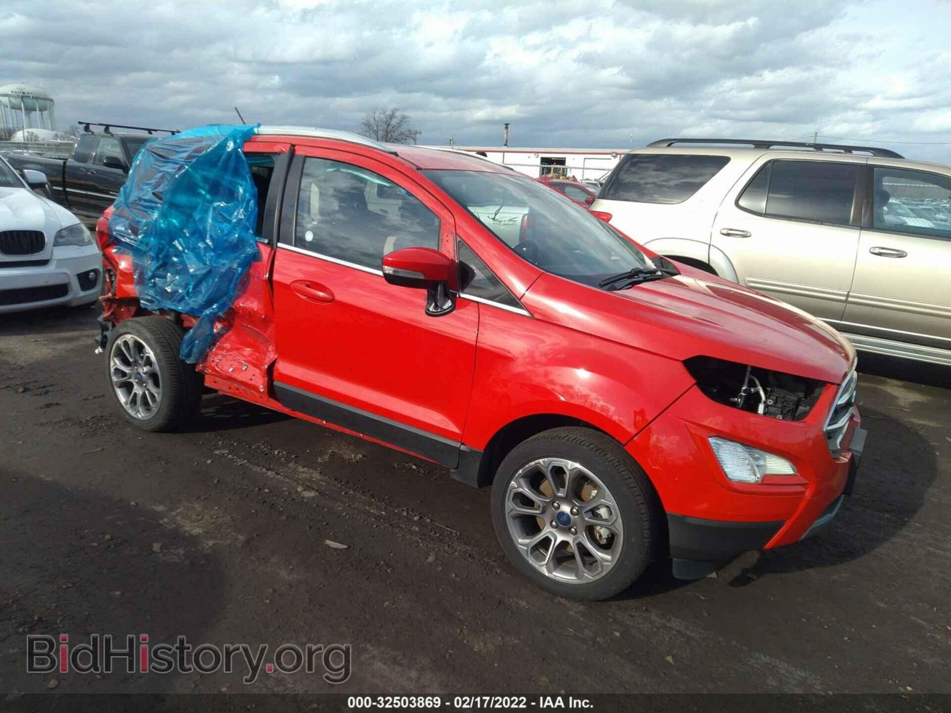 Photo MAJ6S3KL3LC367643 - FORD ECOSPORT 2020