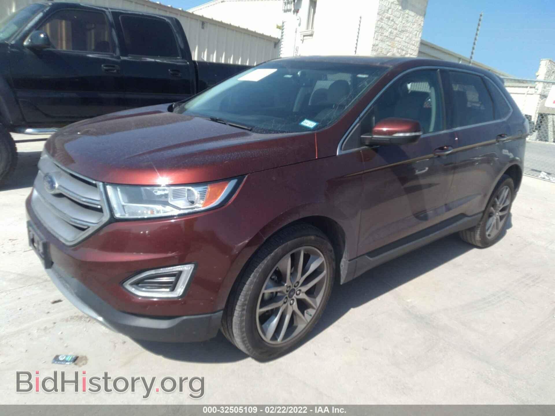 2015 FORD EDGE - VIN: 2FMTK3K94FBC32866 - Photo 2