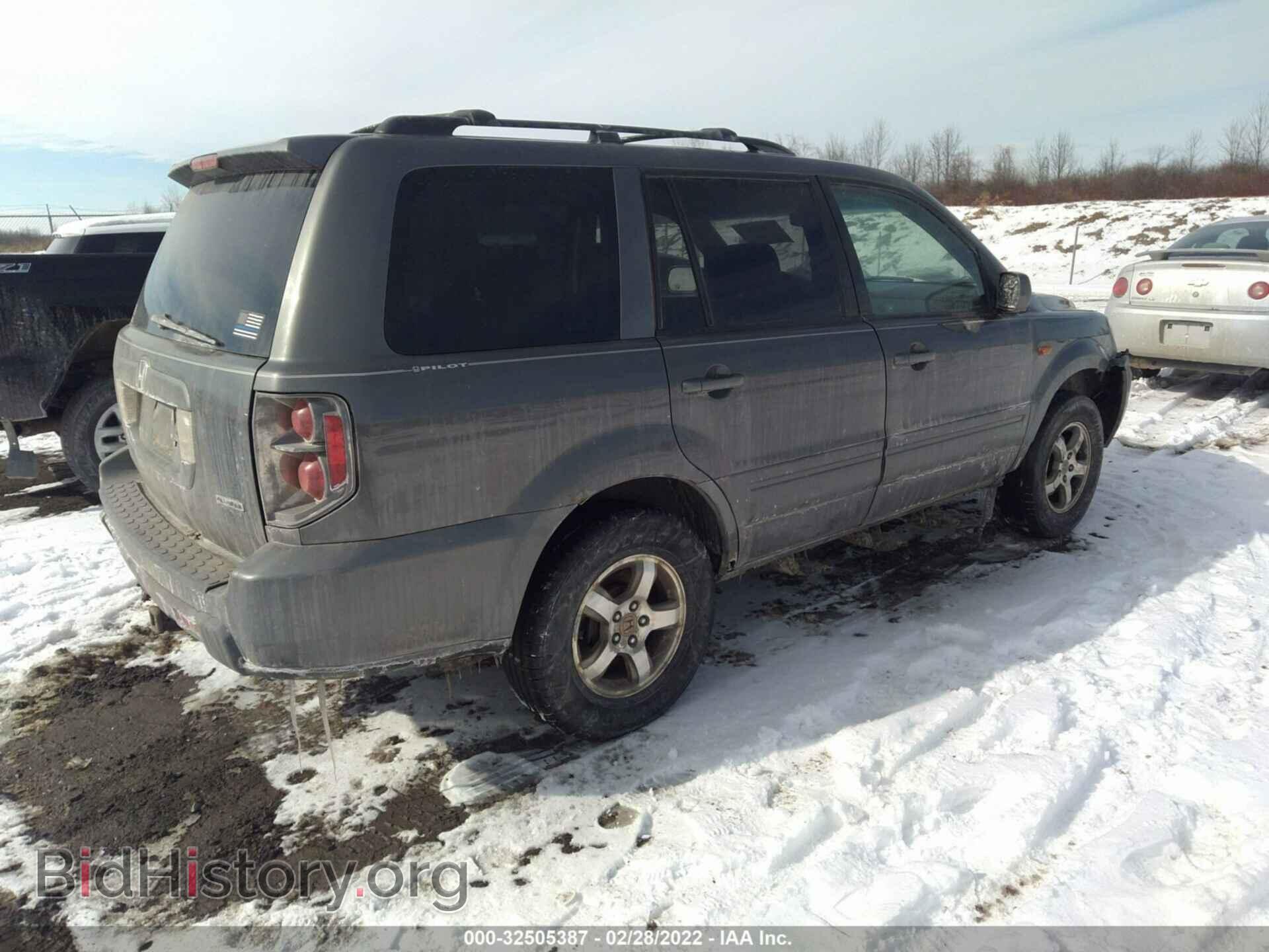 2007 HONDA PILOT - VIN: 2HKYF18447H521489 - Фото 4