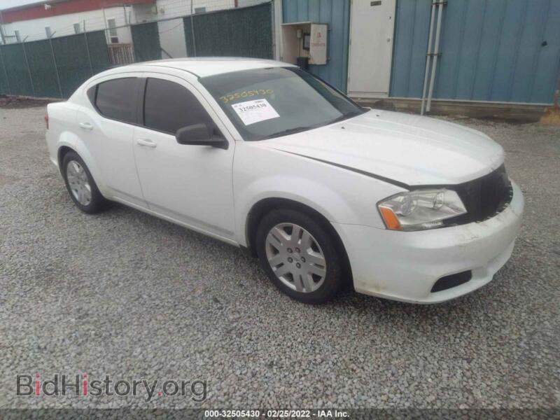 2014 Dodge AVENGER SE (VIN 1C3CDZAB5EN188938) — фото 1 из 11, IAAI, повреждение: передняя часть