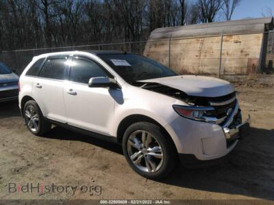 2012 Ford EDGE Limited, white — VIN 2FMDK3KC6CBA25682, IAAI