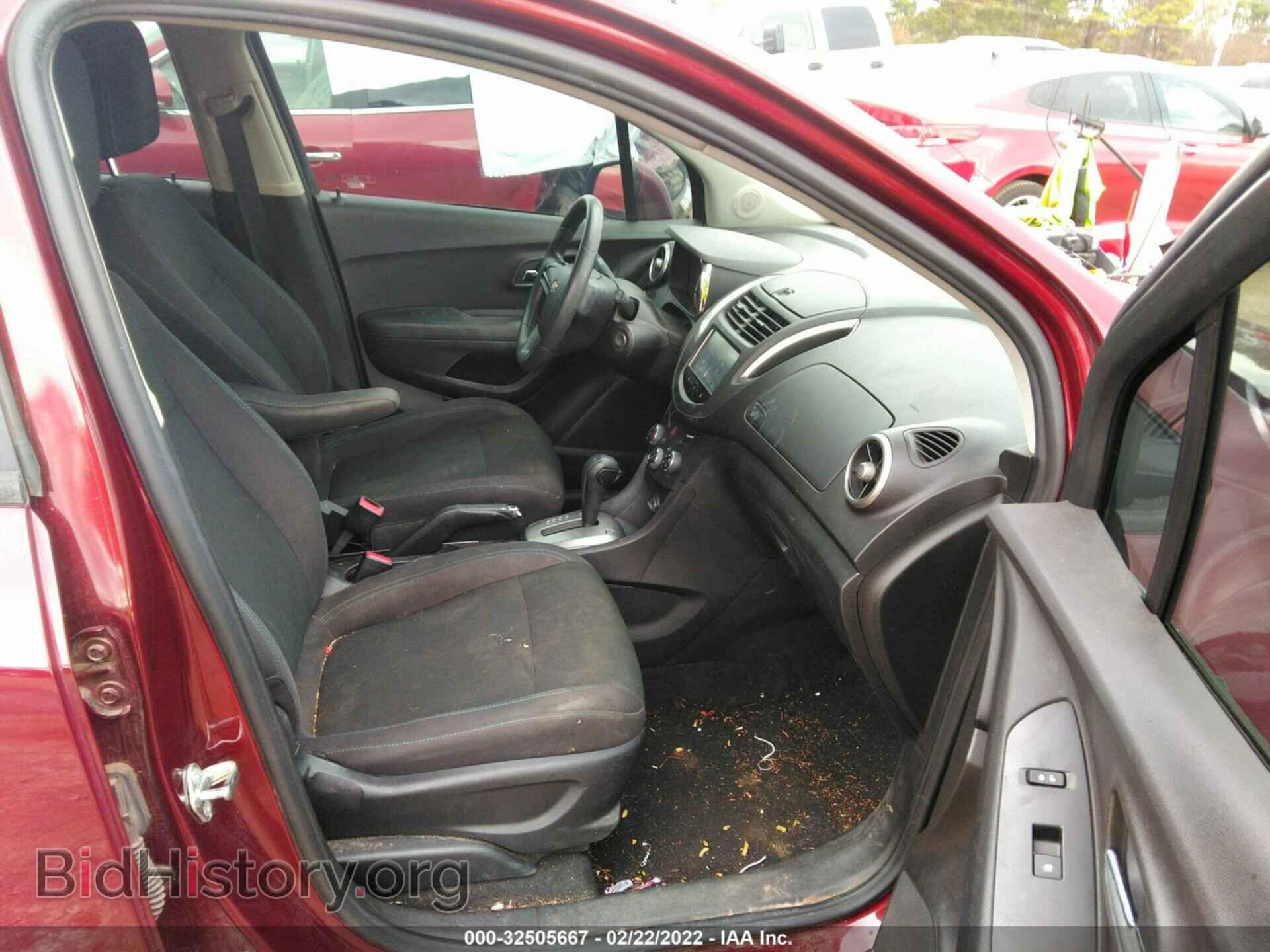 2016 CHEVROLET TRAX - VIN: 3GNCJKSB6GL255843 - Фото 5