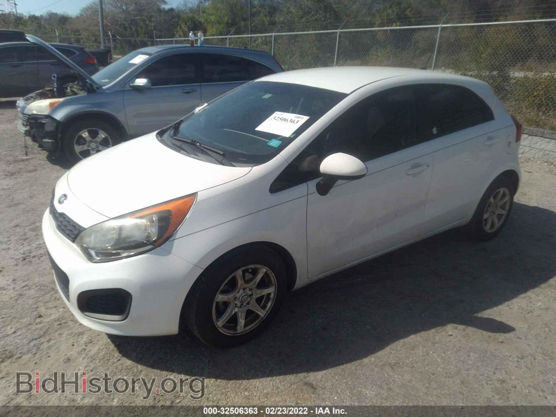 2013 KIA RIO - VIN: KNADM5A31D6176244 - Фото 2