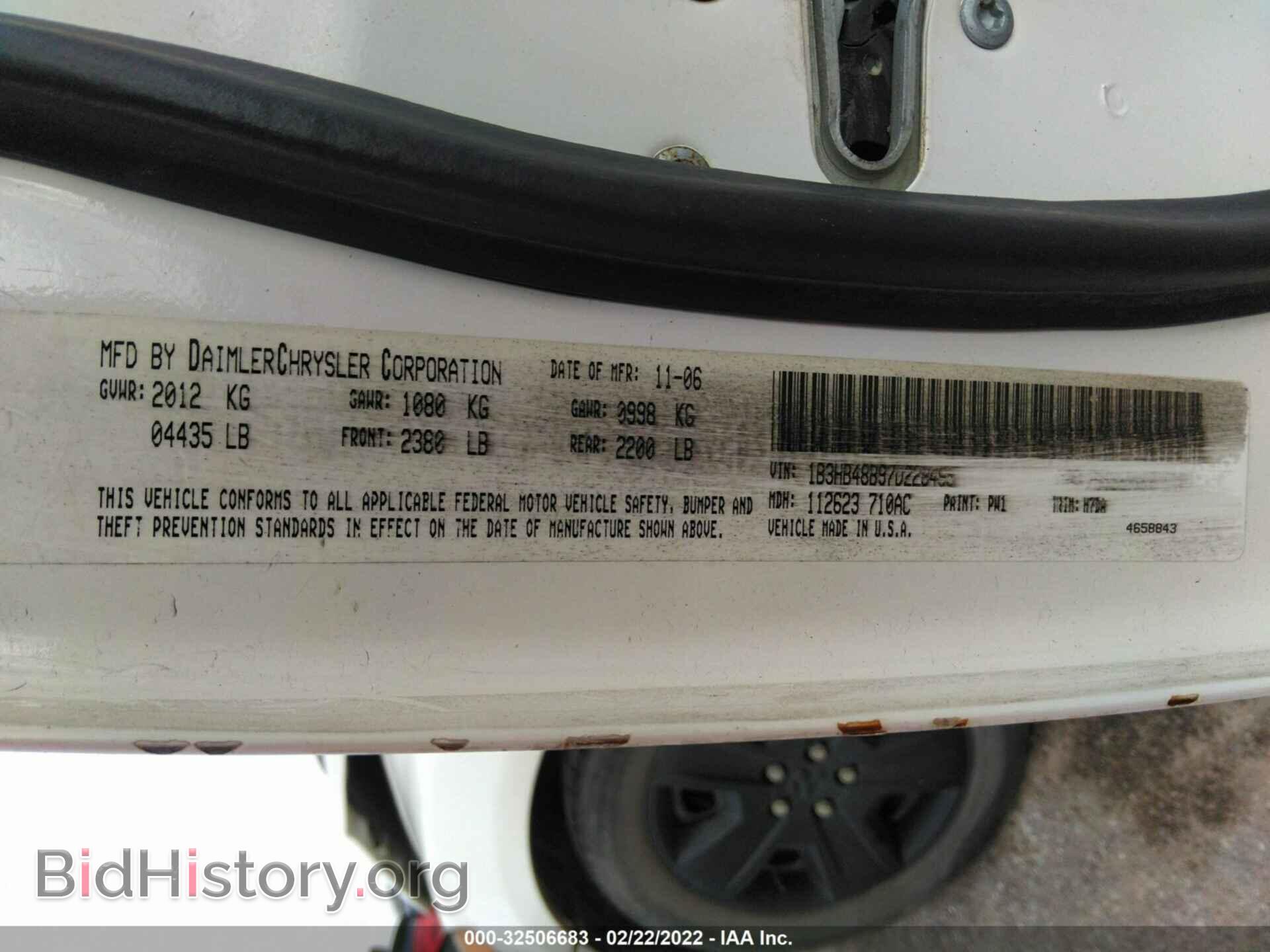 2007 DODGE CALIBER - VIN: 1B3HB48B97D228495 - Photo 9
