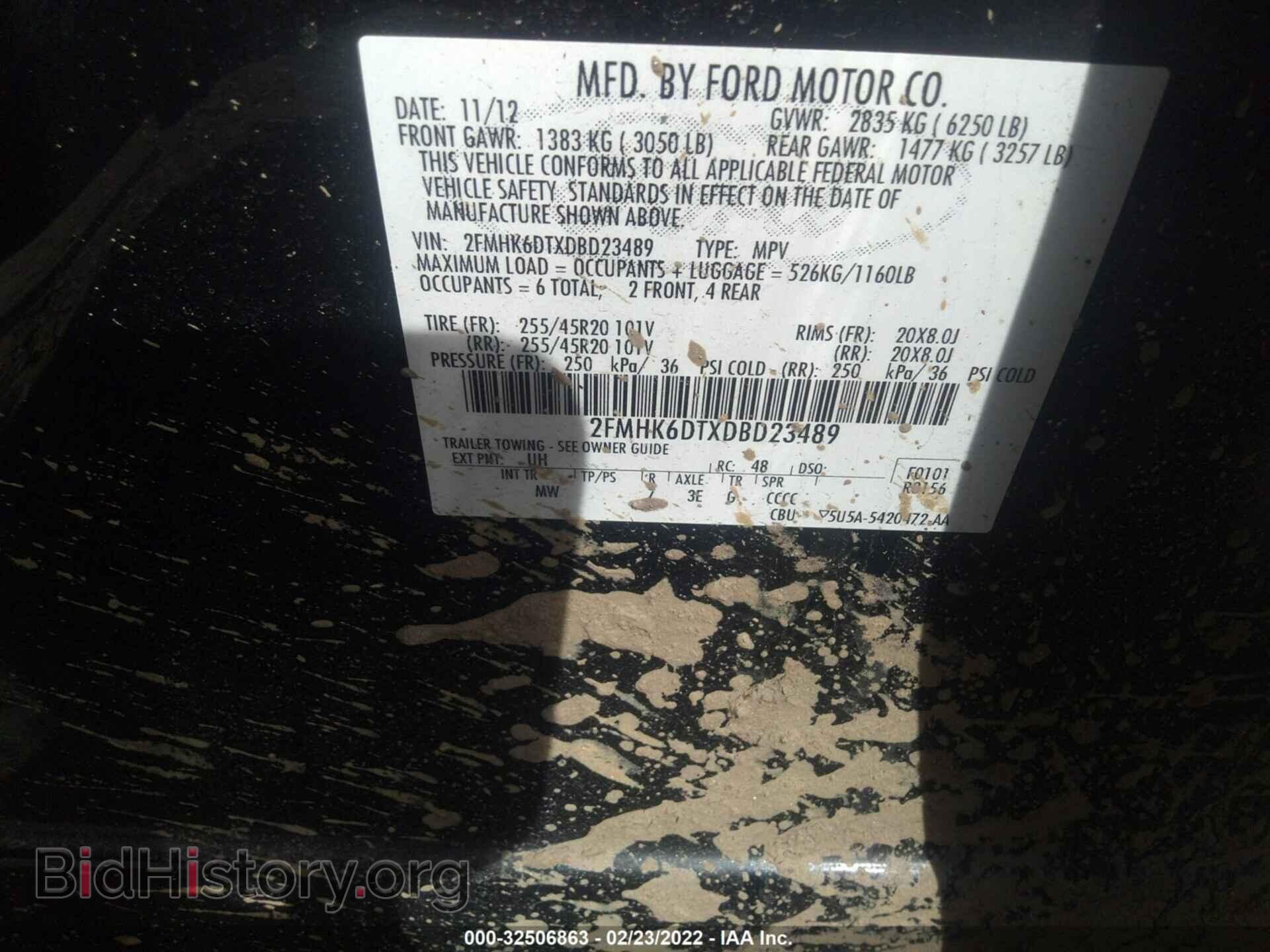 2013 FORD FLEX - VIN: 2FMHK6DTXDBD23489 - Photo 8