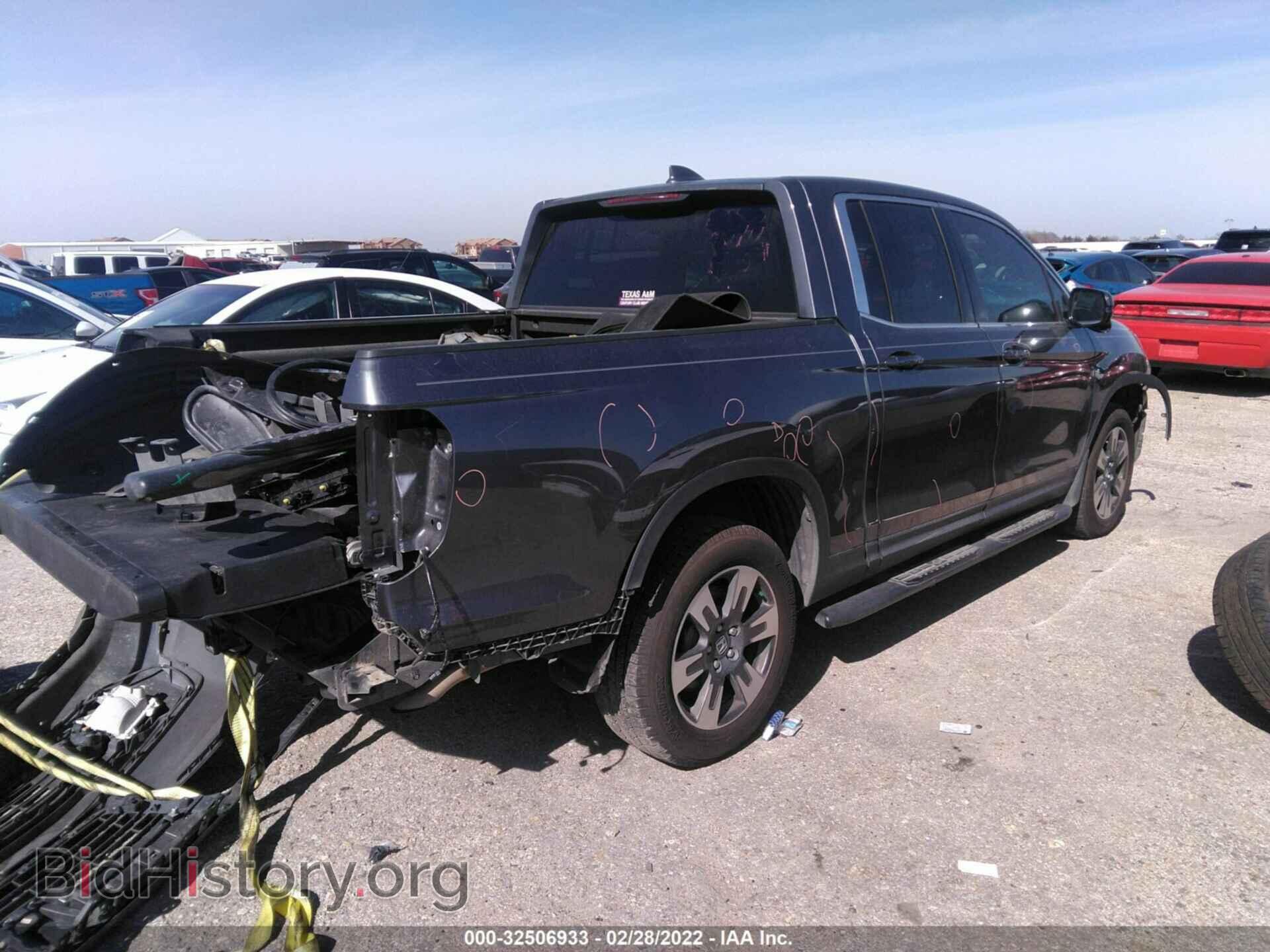 2018 HONDA RIDGELINE - VIN: 5FPYK3F60JB014257 - Фото 4