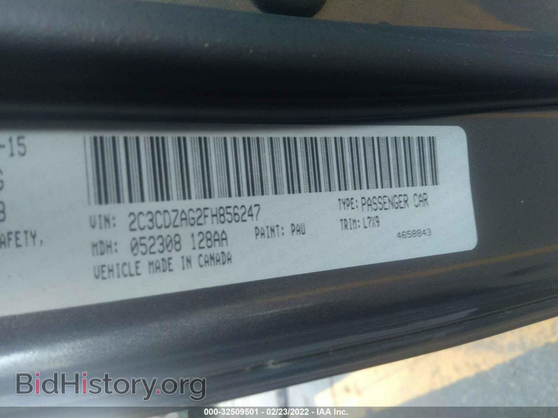 2015 DODGE CHALLENGER - VIN: 2C3CDZAG2FH856247 - Photo 9