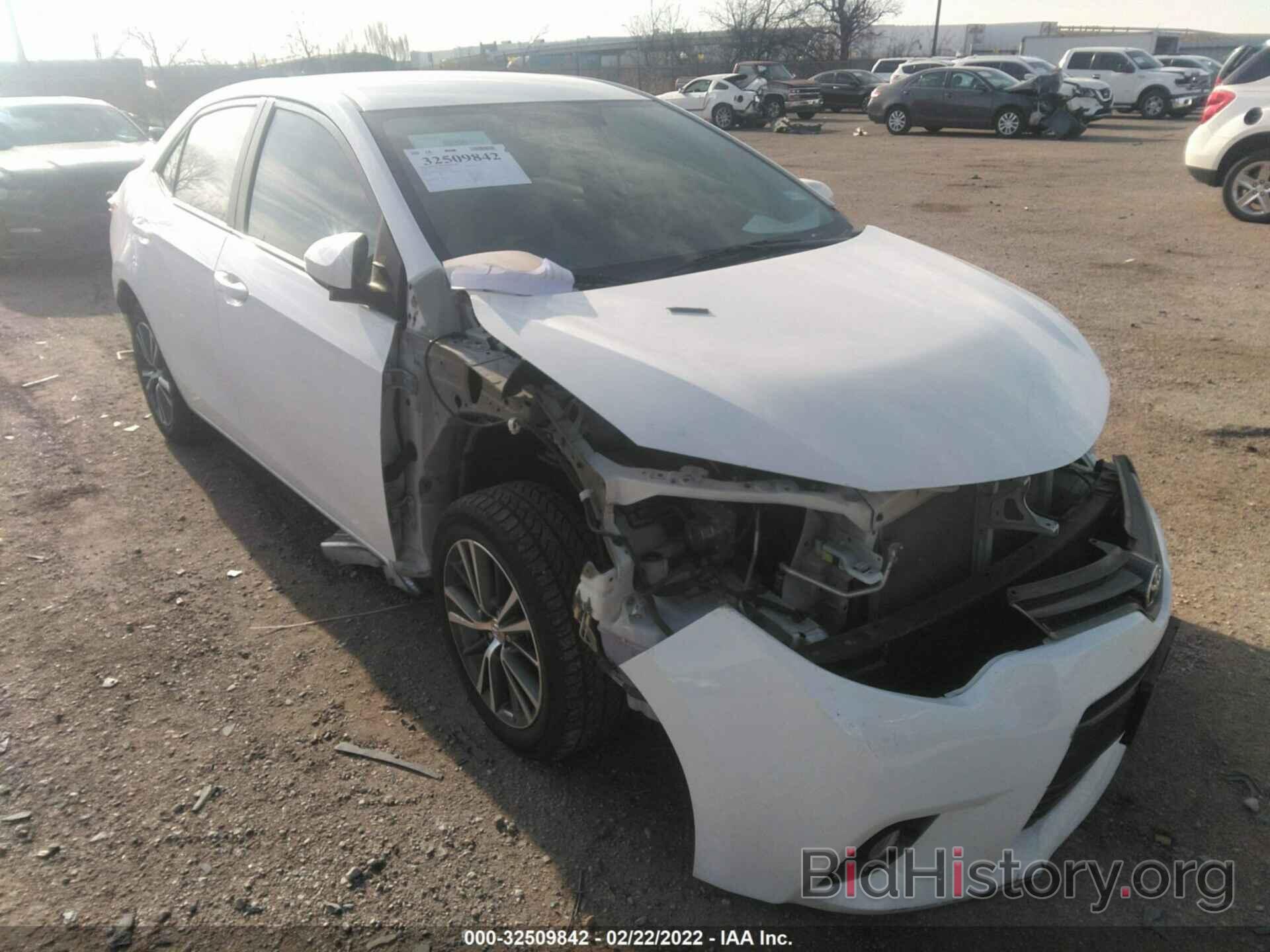 Photo 5YFBURHEXGP425727 - TOYOTA COROLLA 2016