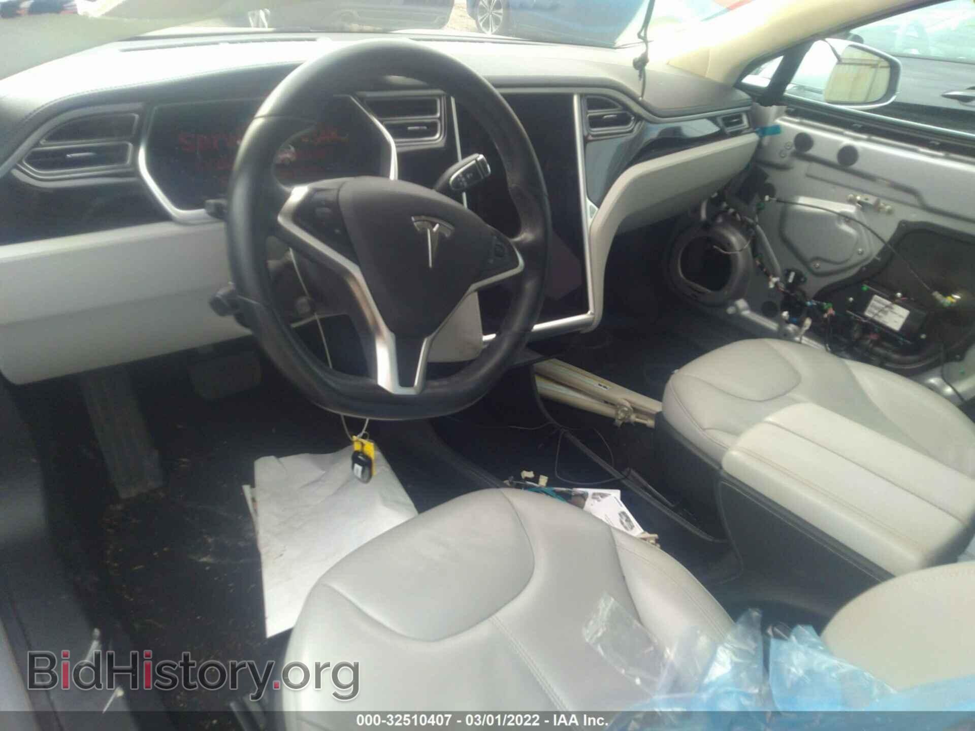 2014 TESLA MODEL S - VIN: 5YJSA1H10EFP36387 - Фото 5
