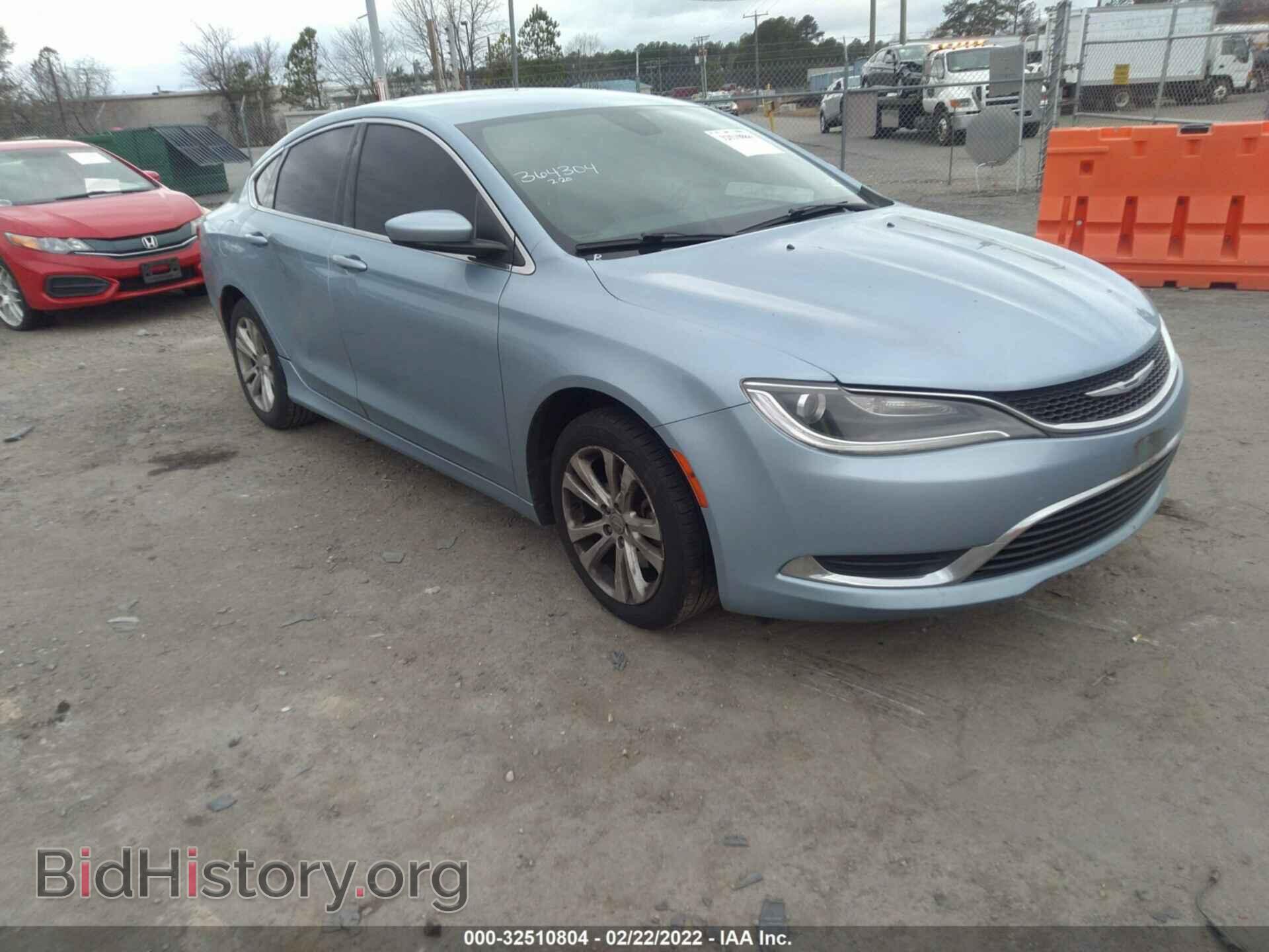 Фотография 1C3CCCAB2FN658327 - CHRYSLER 200 2015
