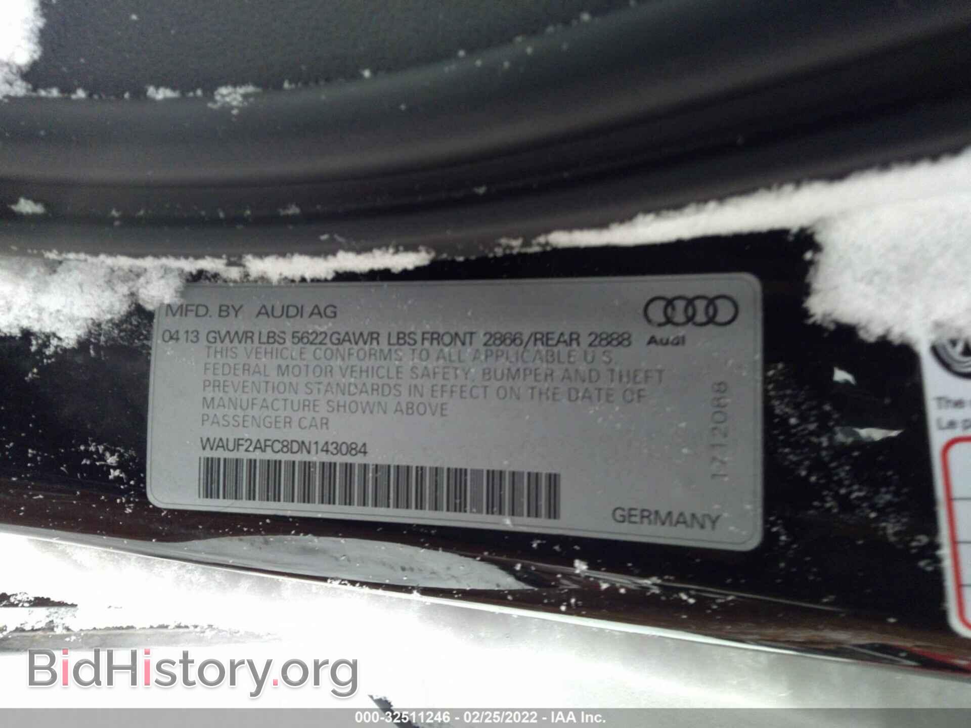 2013 AUDI S6 - VIN: WAUF2AFC8DN143084 - Фото 9