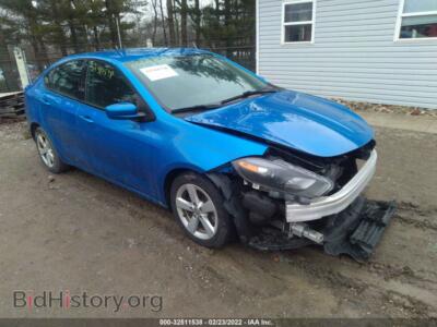 2015 Dodge DART SXT, blue — VIN 1C3CDFBB6FD420709, IAAI