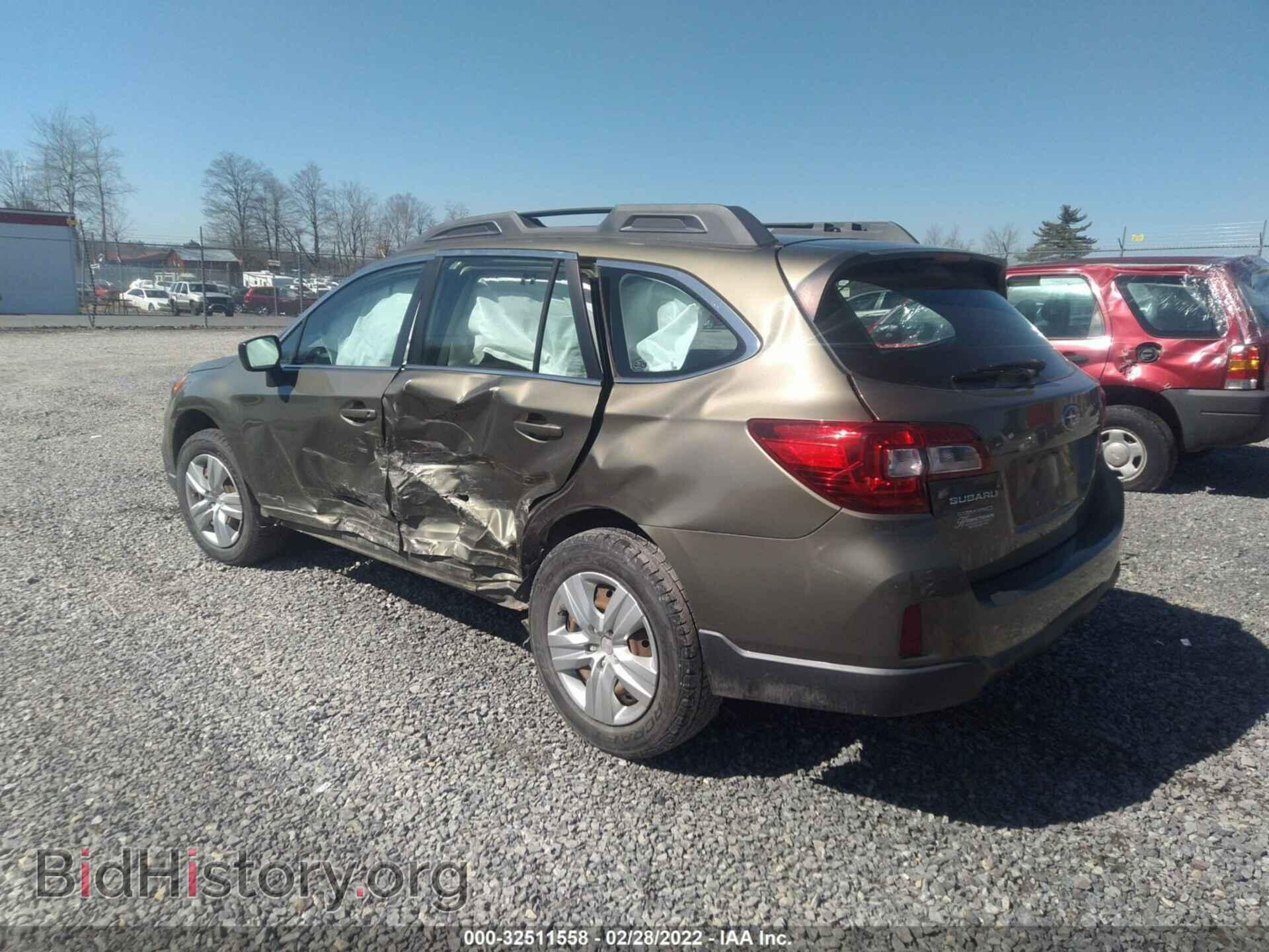 2015 SUBARU OUTBACK - VIN: 4S4BSBAC4F3232711 - Фото 3