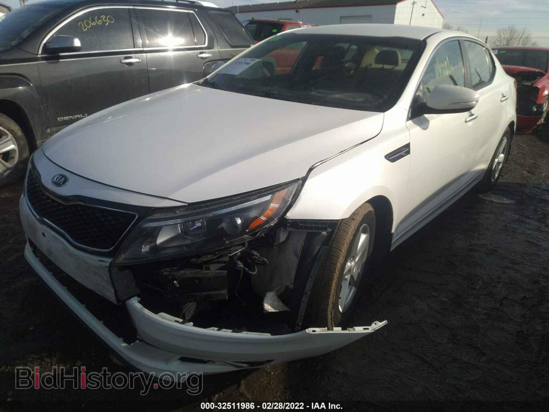 2015 KIA OPTIMA - VIN: KNAGM4A73F5547570 - Фото 2