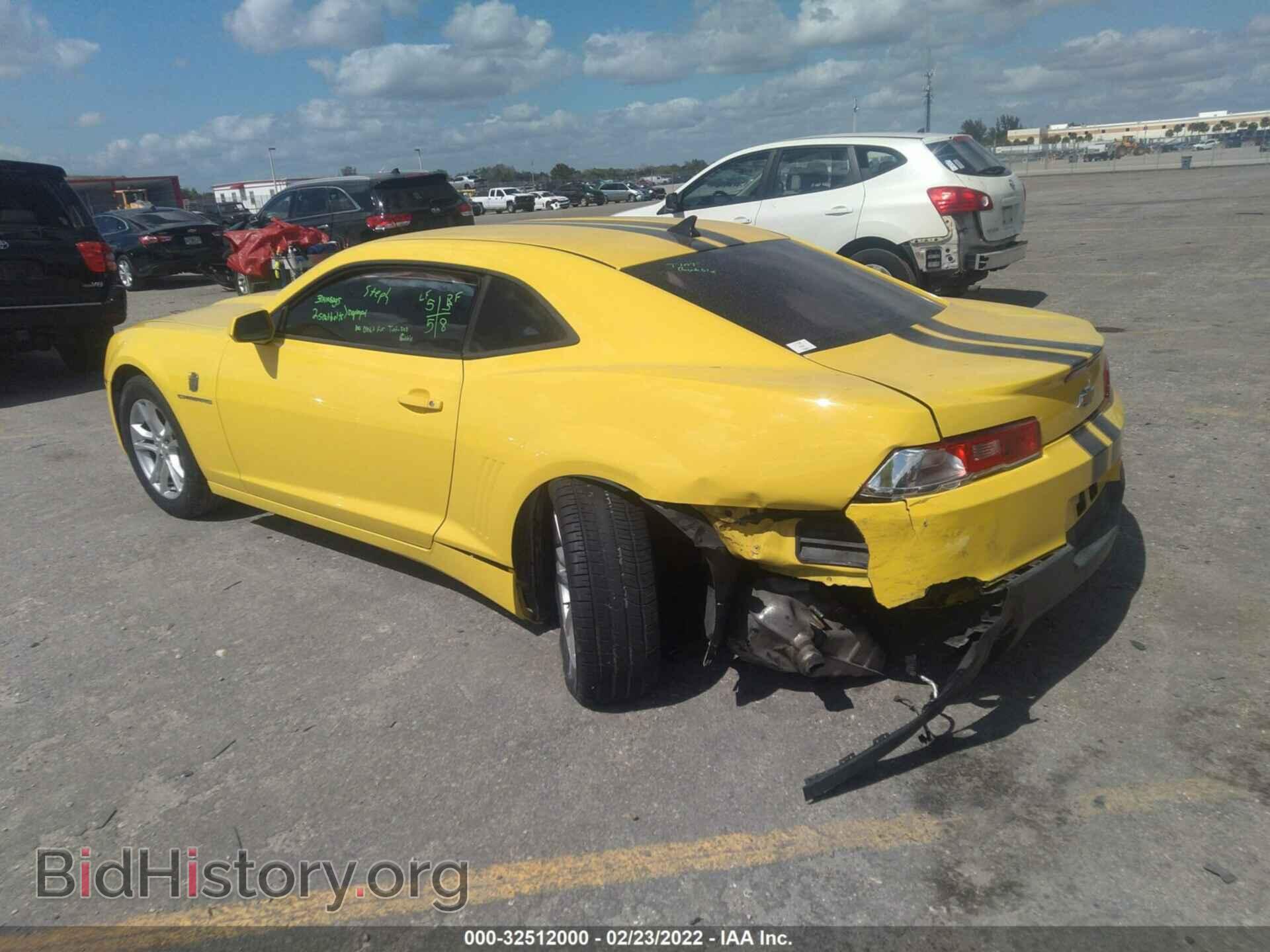 2014 CHEVROLET CAMARO - VIN: 2G1FA1E39E9186272 - Фото 3