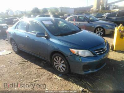 2013 Toyota COROLLA L/LE/S, синий — VIN 5YFBU4EEXDP092965, IAAI