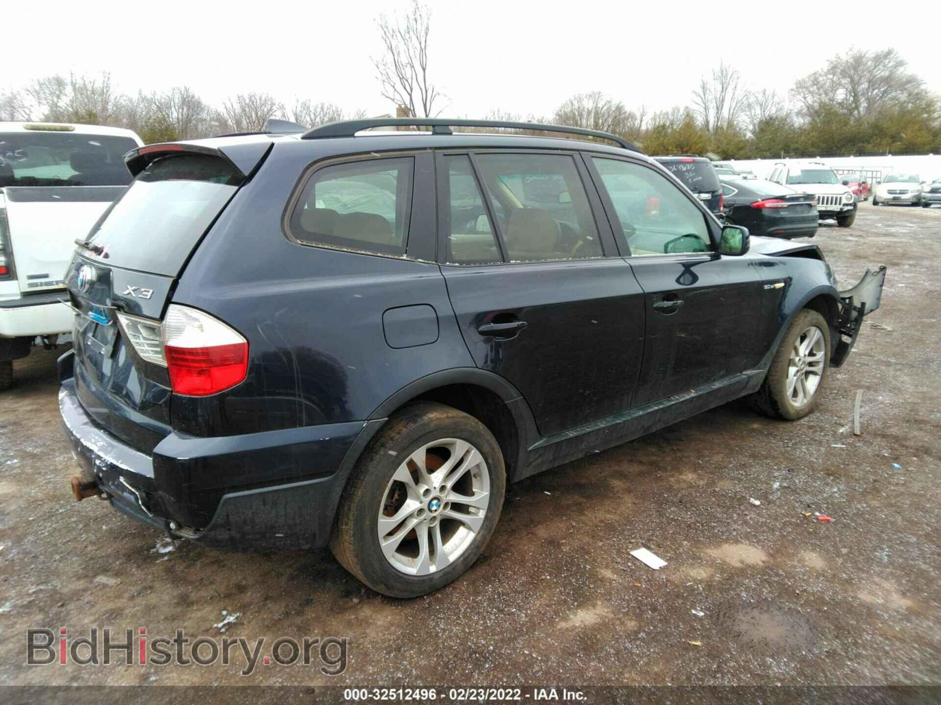 2007 BMW X3 - VIN: WBXPC93477WF01635 - Фото 4