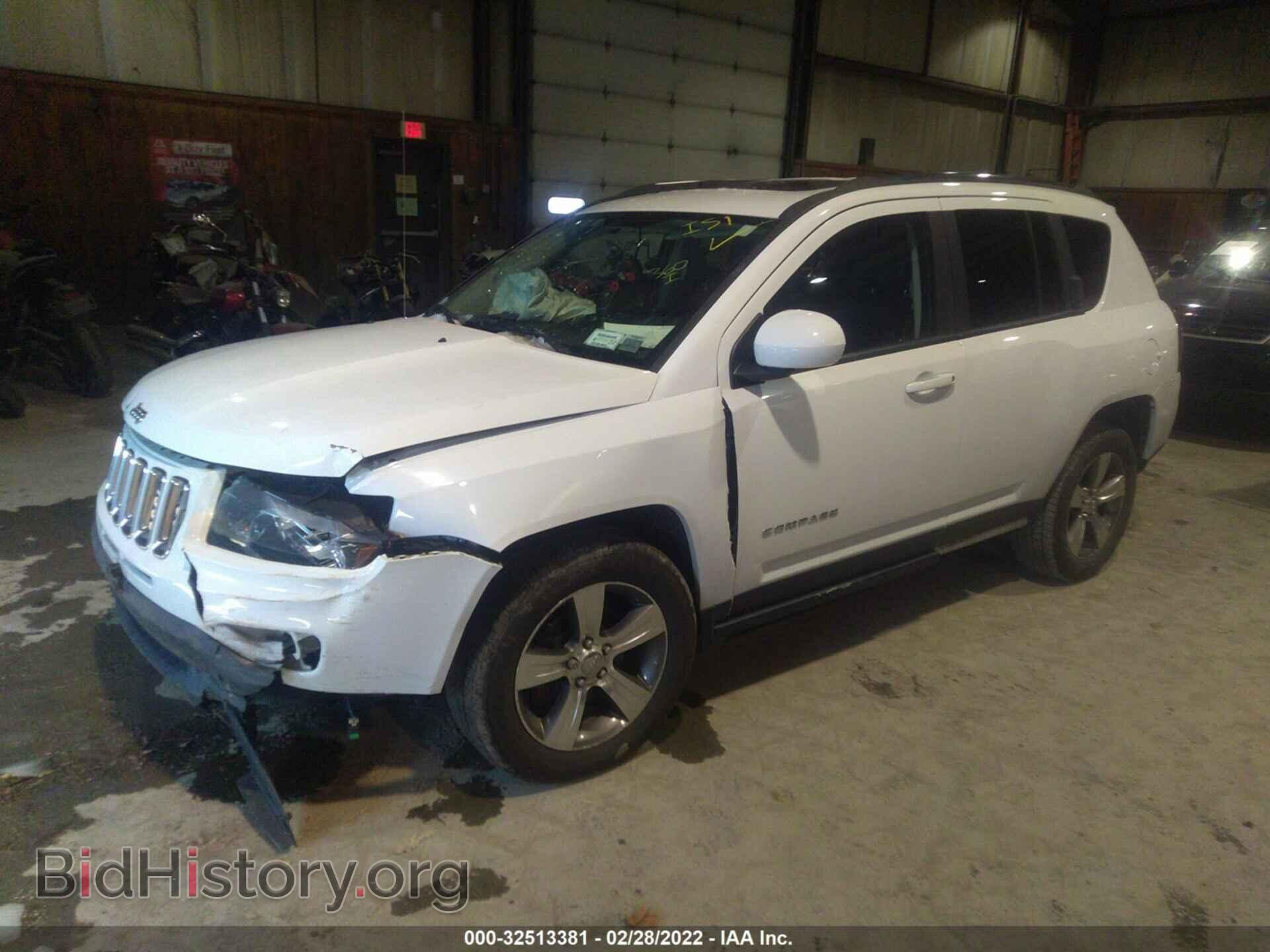 2016 JEEP COMPASS - VIN: 1C4NJDEB3GD672996 - Фото 2