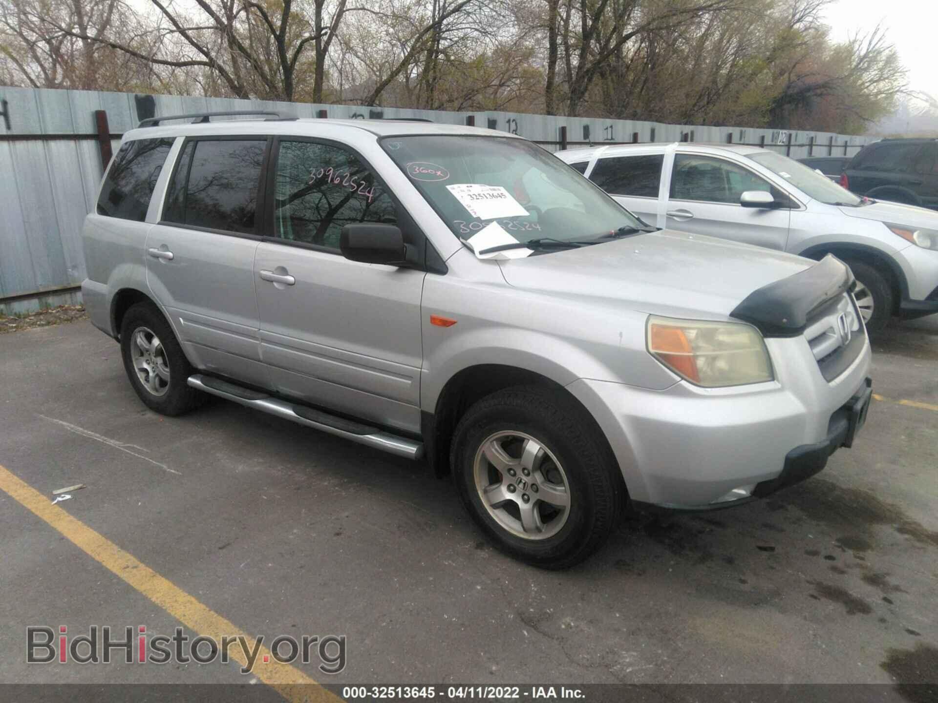 Photo 2HKYF18736H510878 - HONDA PILOT 2006