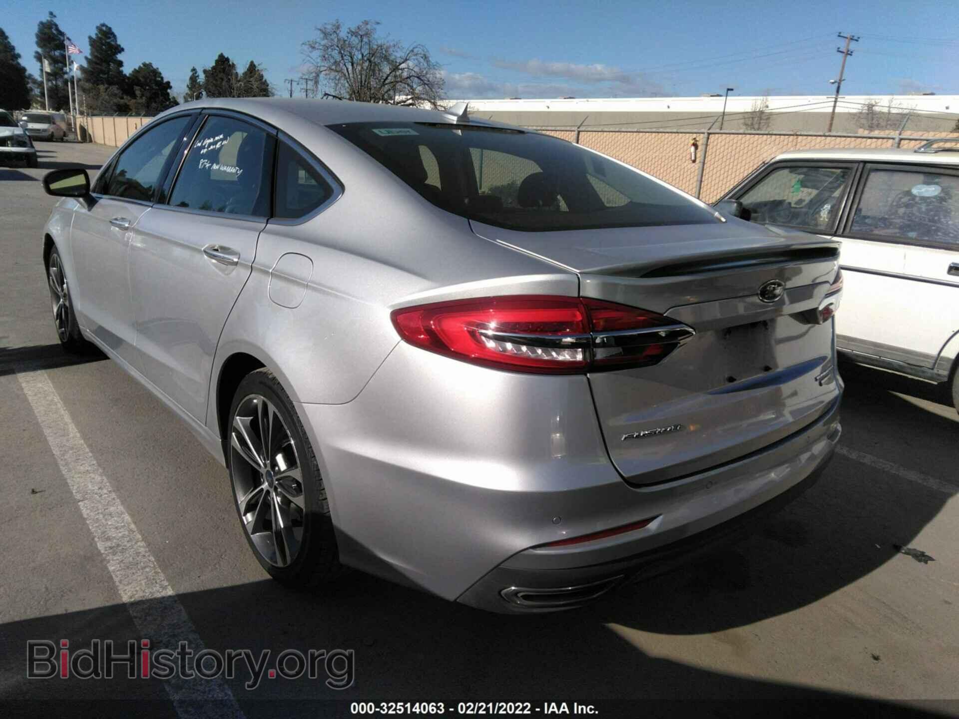 2019 FORD FUSION - VIN: 3FA6P0D93KR225214 - Фото 3