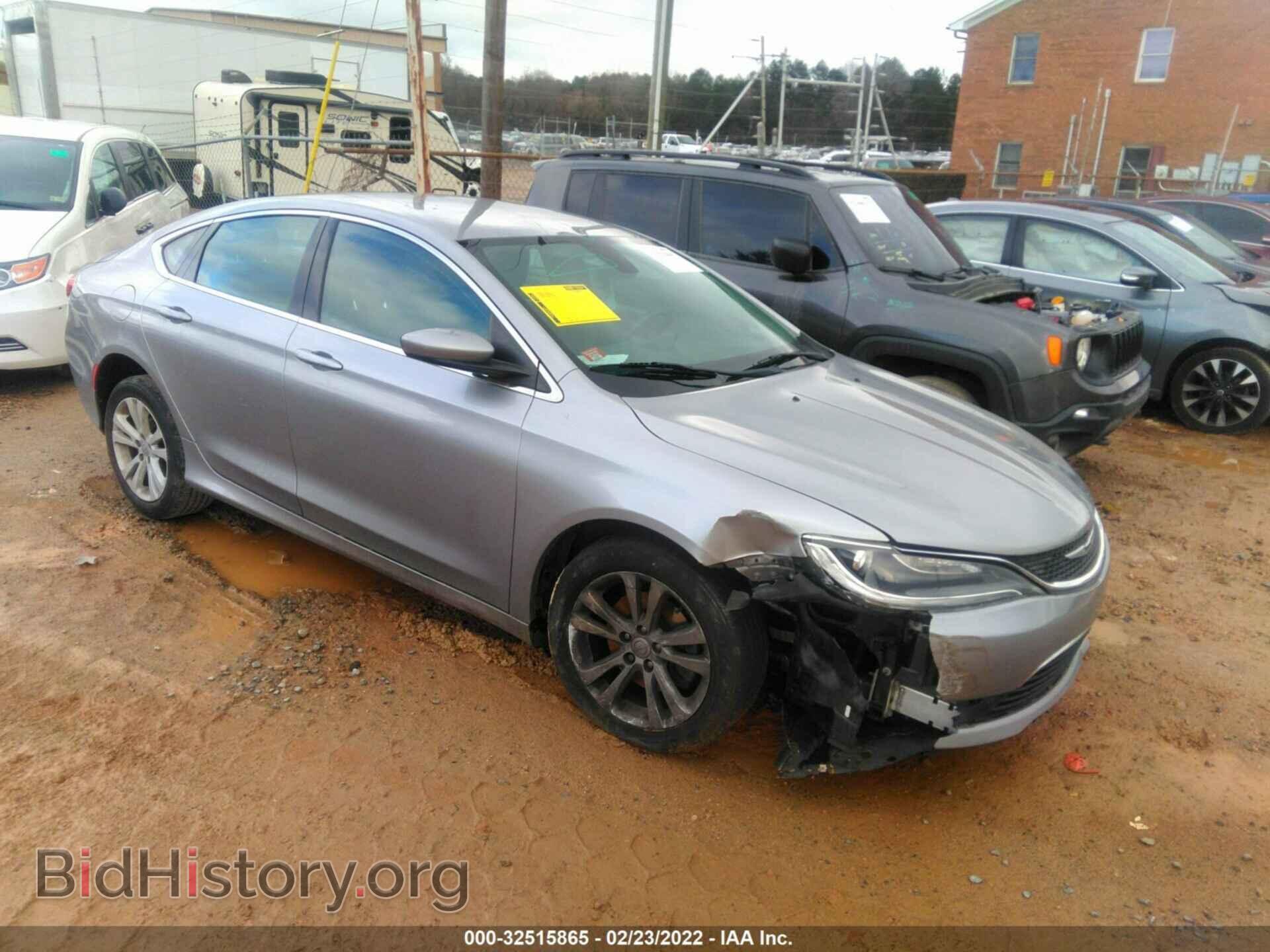 Фотография 1C3CCCAB0FN744168 - CHRYSLER 200 2015