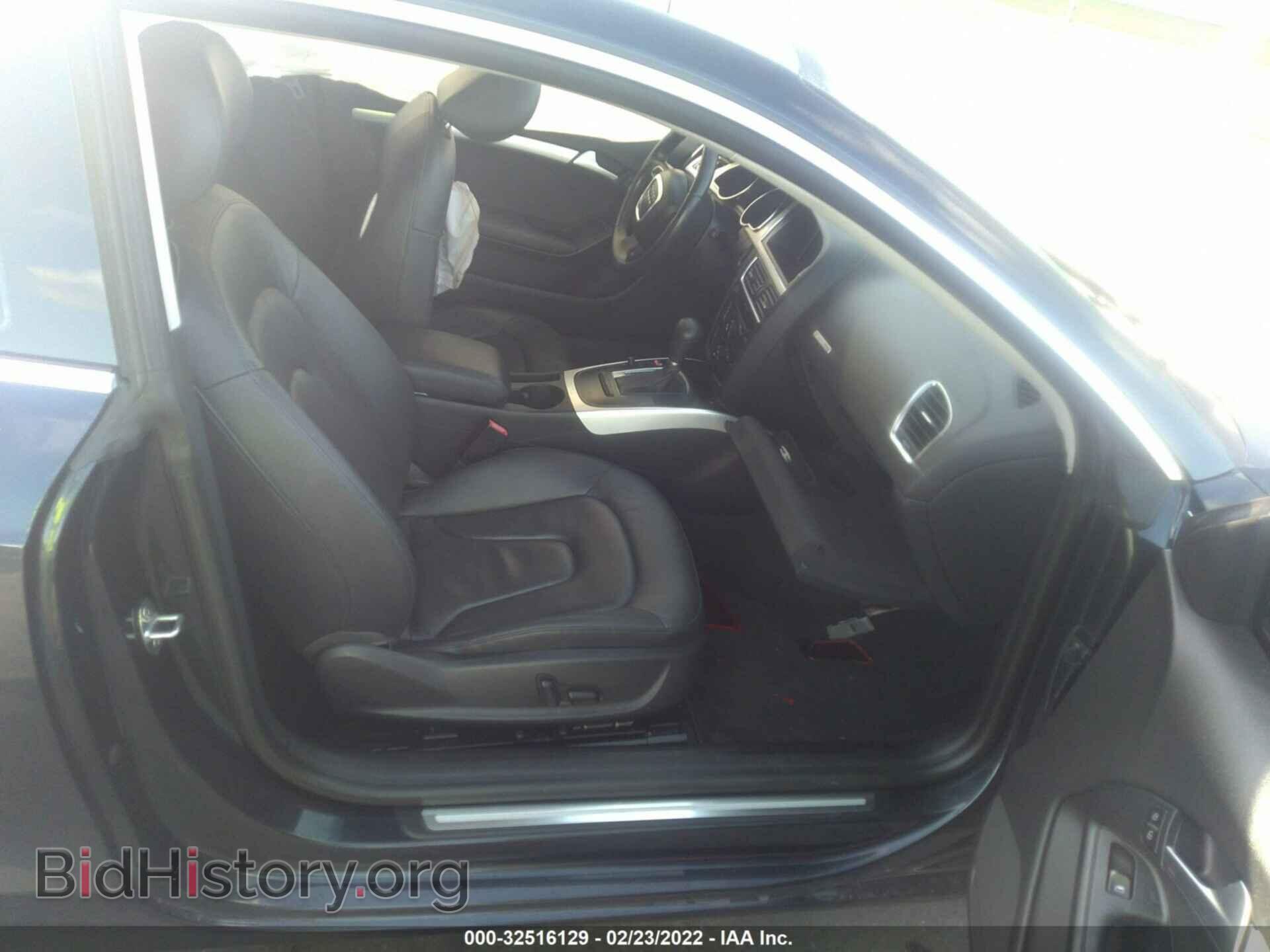 2012 AUDI A5 - VIN: WAUCFAFR2CA006420 - Фото 5