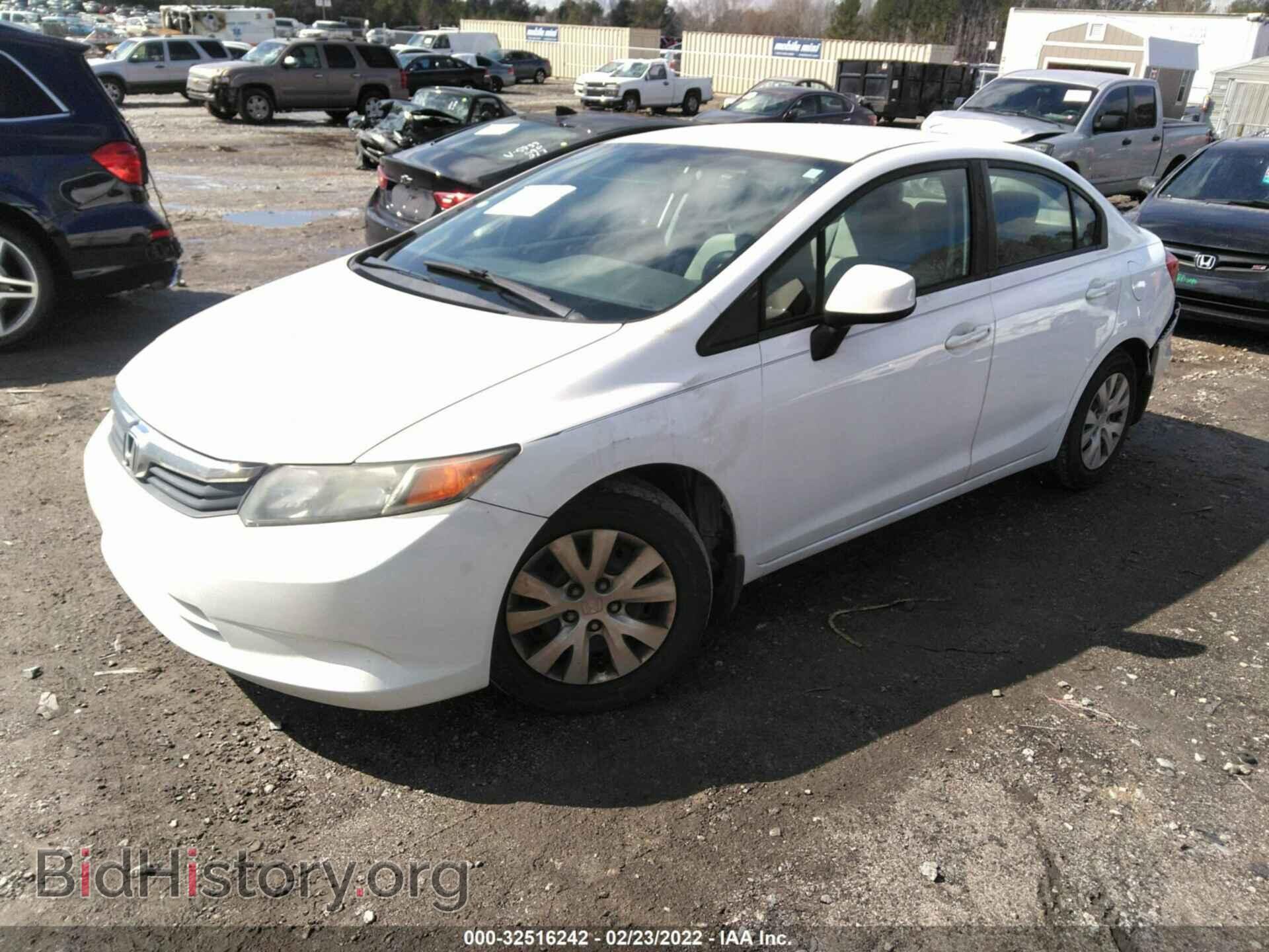 2012 HONDA CIVIC SDN - VIN: 19XFB2F52CE063891 - Фото 2