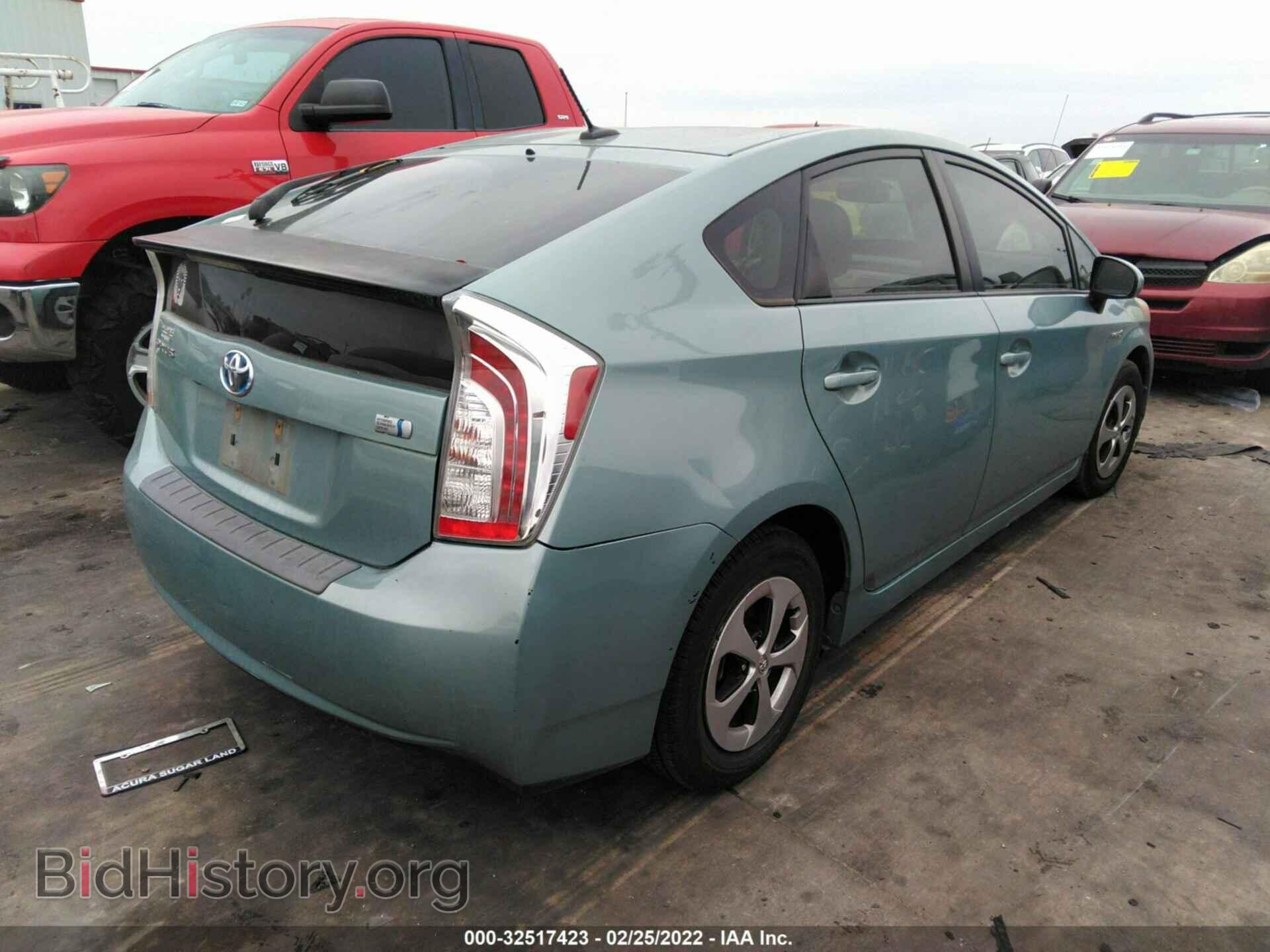 2012 TOYOTA PRIUS - VIN: JTDKN3DU6C1494825 - Фото 4