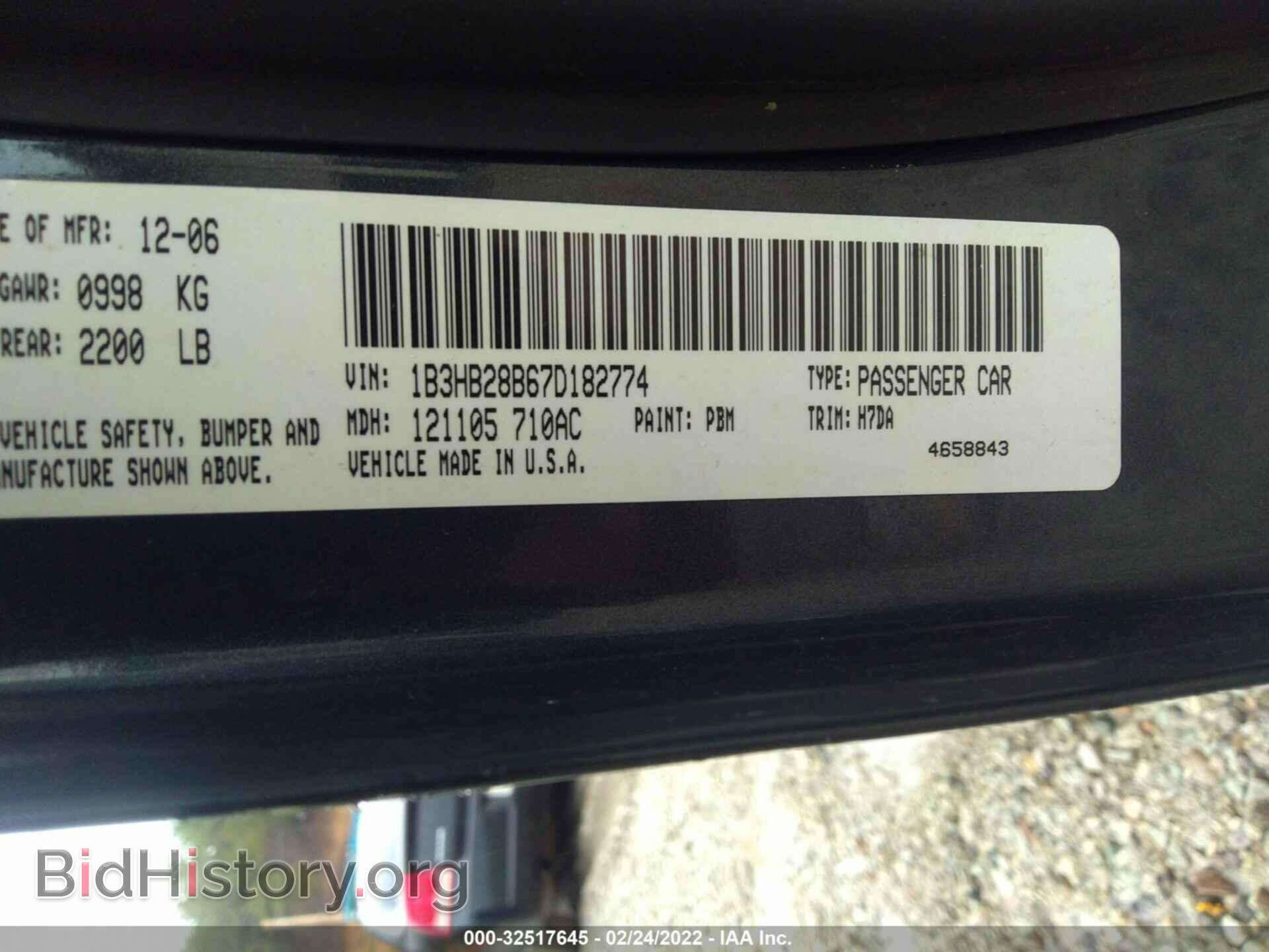 2007 DODGE CALIBER - VIN: 1B3HB28B67D182774 - Photo 9