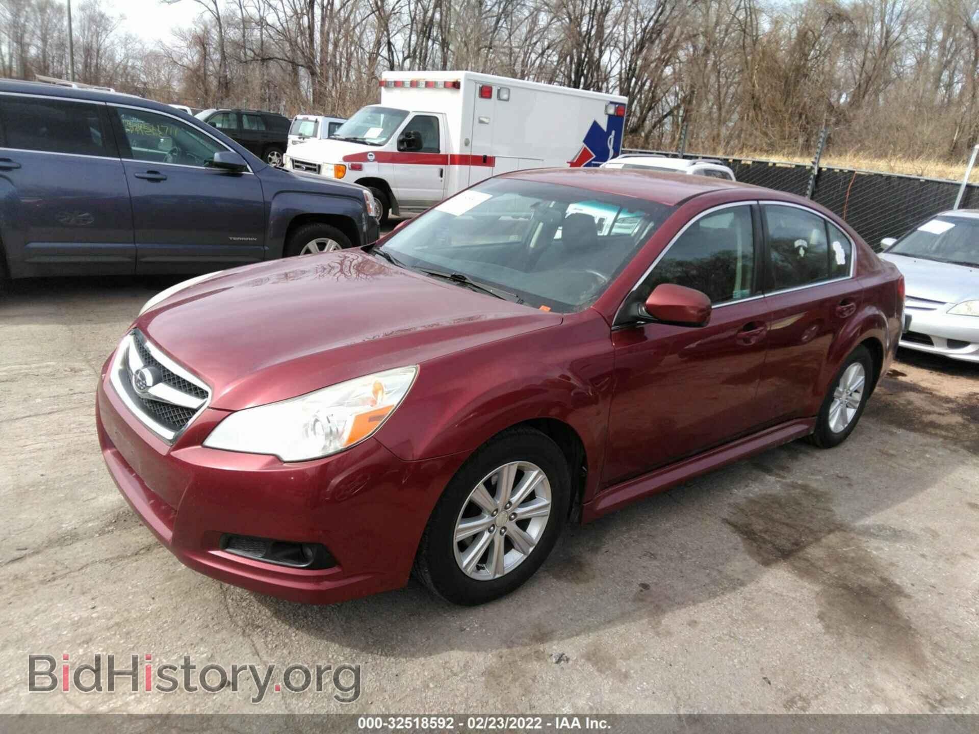 2012 SUBARU LEGACY - VIN: 4S3BMBA69C3027101 - Фото 2