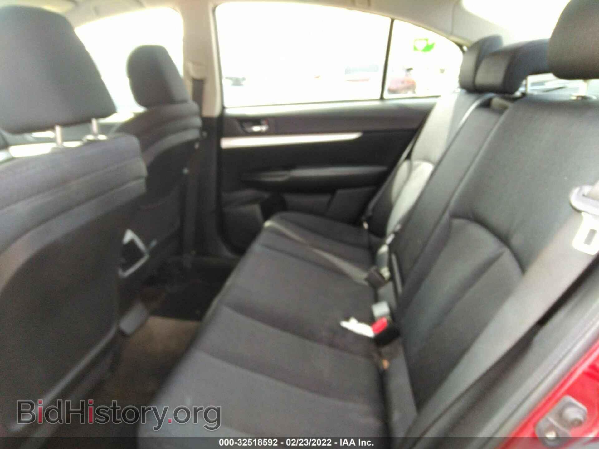 2012 SUBARU LEGACY - VIN: 4S3BMBA69C3027101 - Фото 8