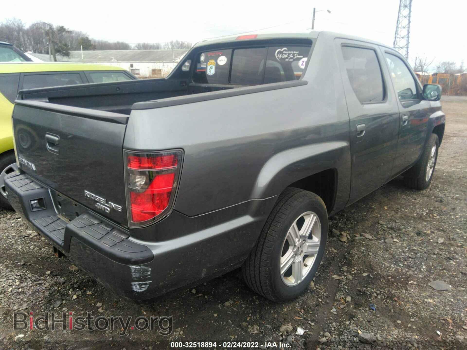 2012 HONDA RIDGELINE - VIN: 5FPYK1F59CB453066 - Фото 4