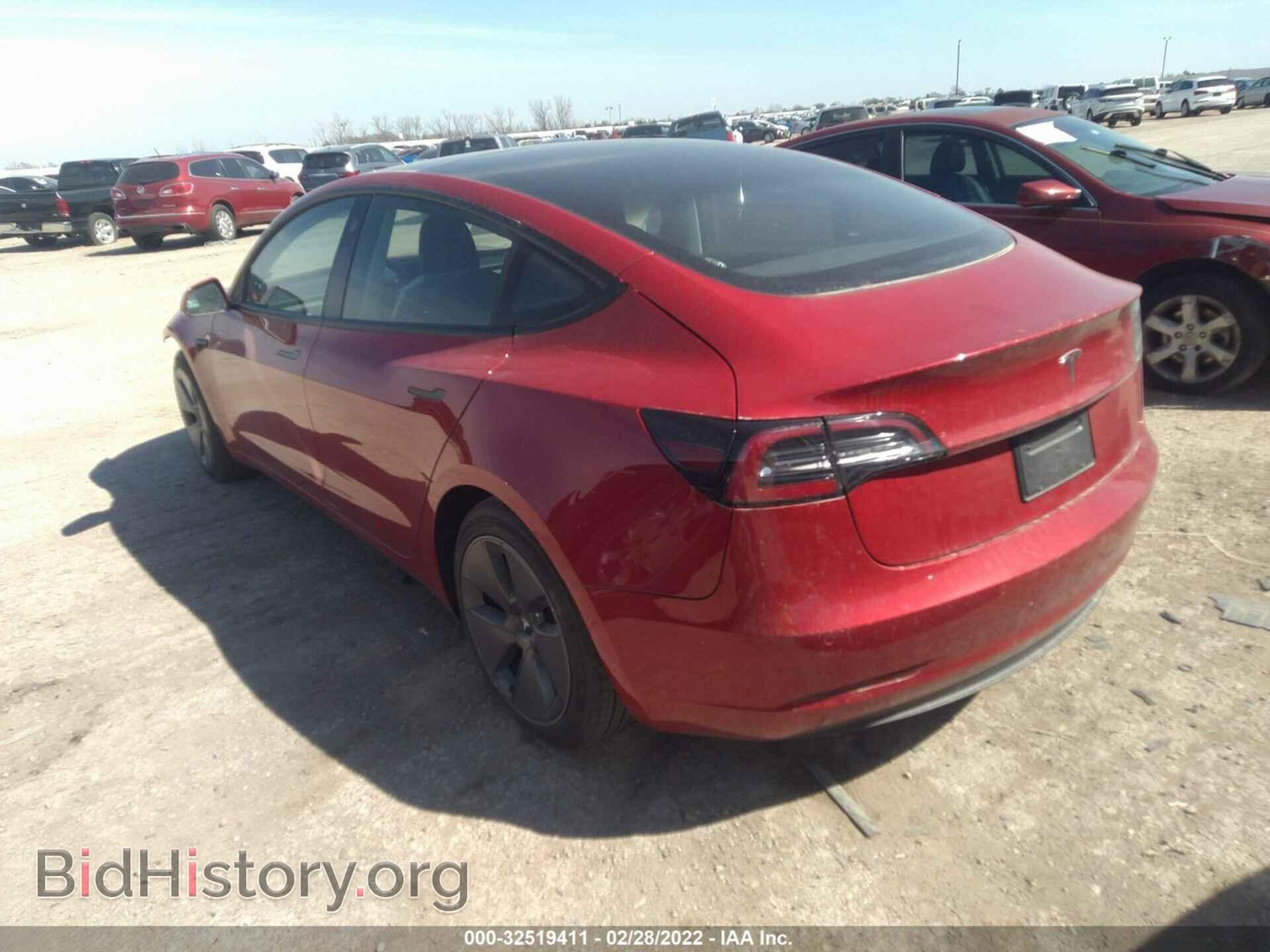 2021 TESLA MODEL 3 - VIN: 5YJ3E1EA5MF996151 - Фото 3