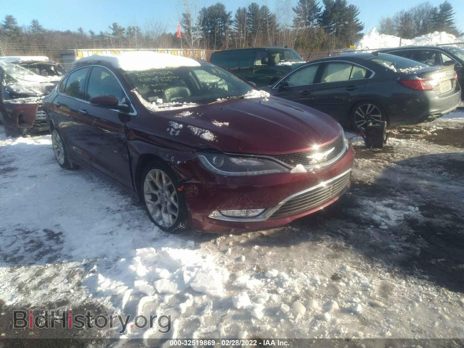 Фотография 1C3CCCEG9GN100630 - CHRYSLER 200 2016