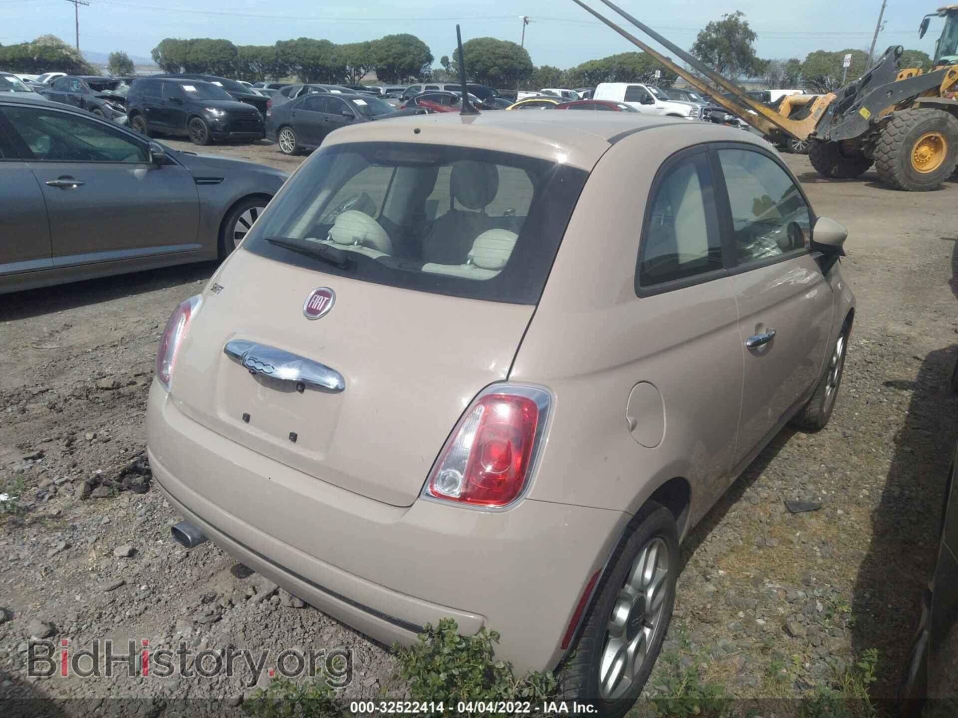 2012 FIAT 500 - VIN: 3C3CFFAR3CT313888 - Фото 4