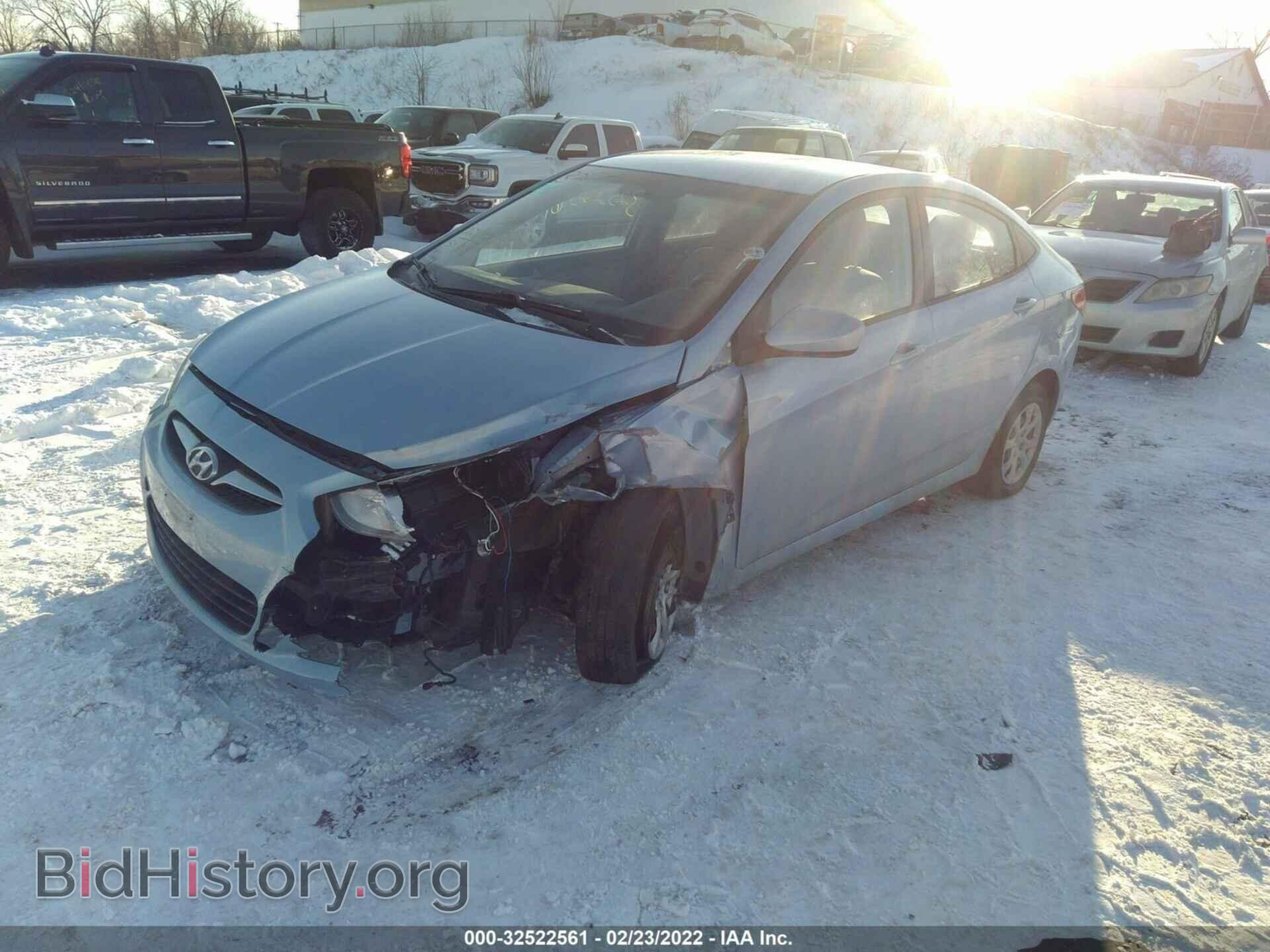 2013 HYUNDAI ACCENT - VIN: KMHCT4AE4DU553671 - Фото 2