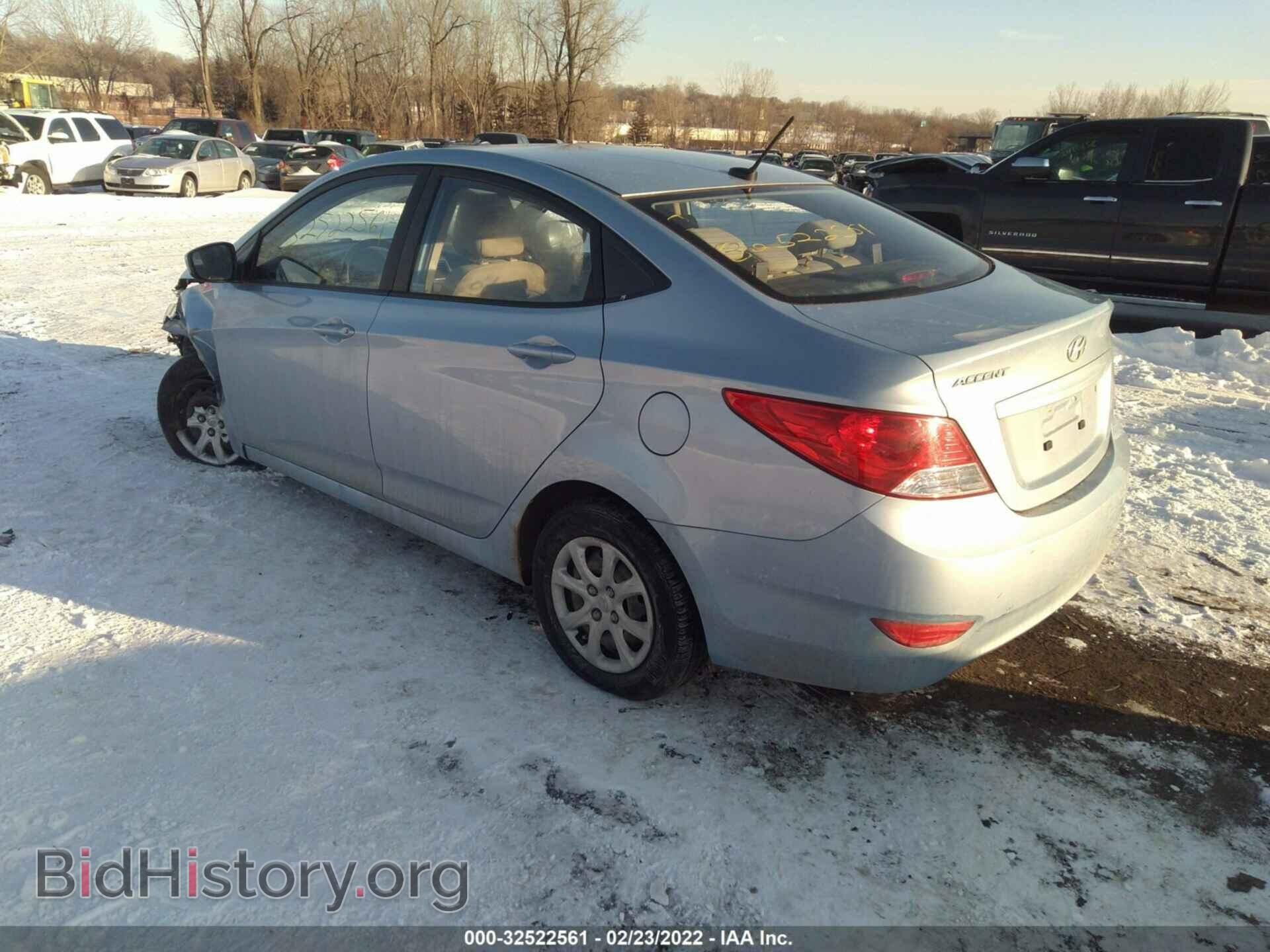 2013 HYUNDAI ACCENT - VIN: KMHCT4AE4DU553671 - Фото 3
