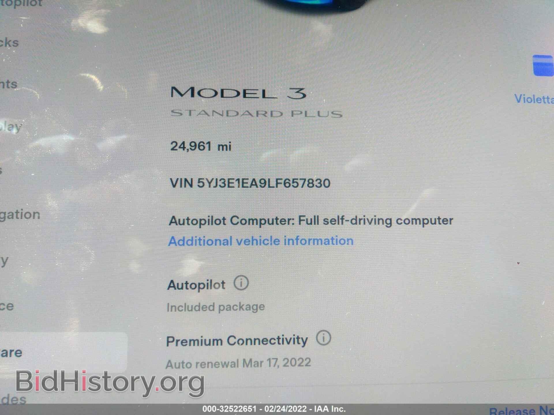 2020 TESLA MODEL 3 - VIN: 5YJ3E1EA9LF657830 - Фото 7