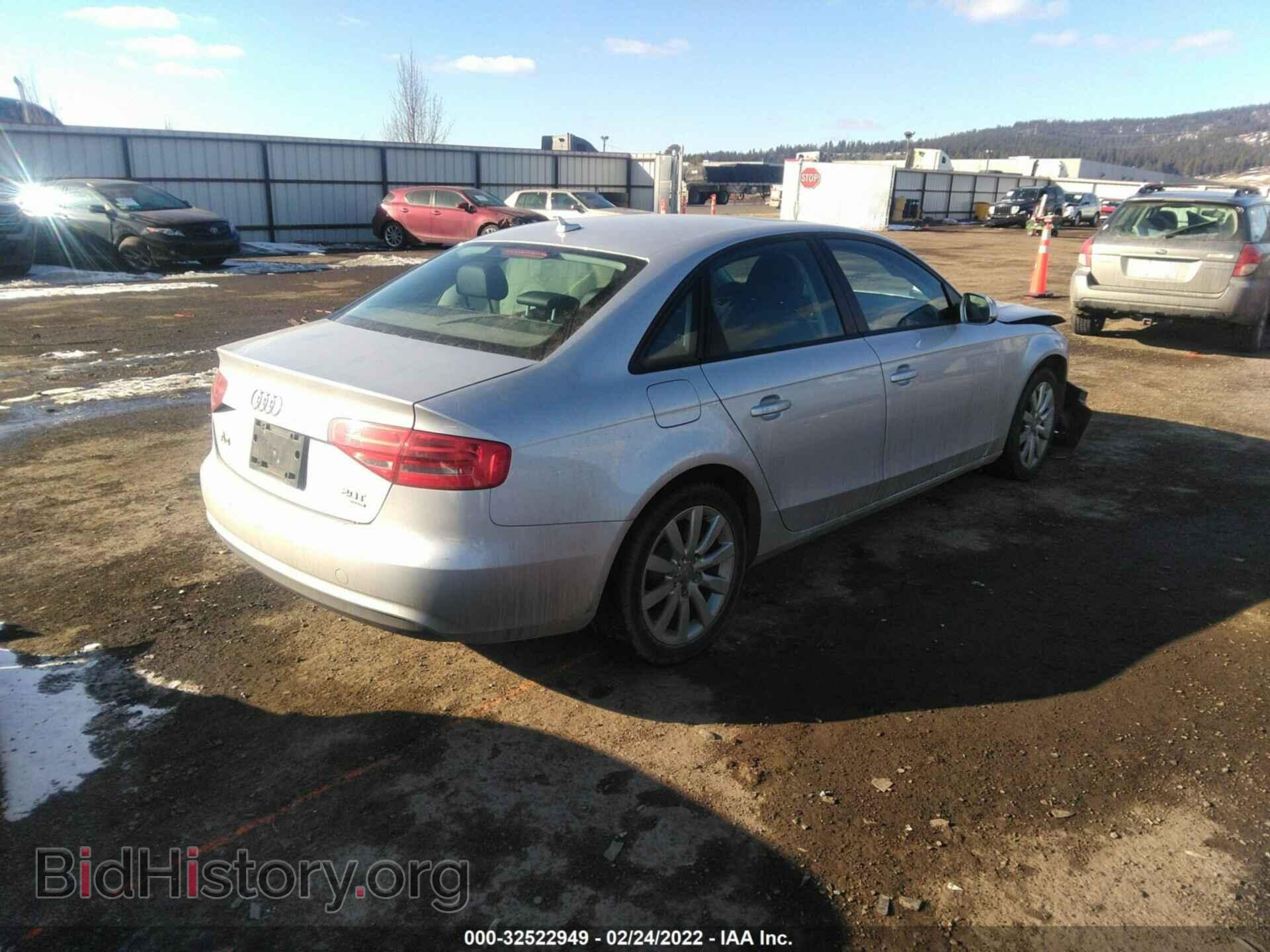2014 AUDI A4 - VIN: WAUBFAFL0EN021842 - Фото 4