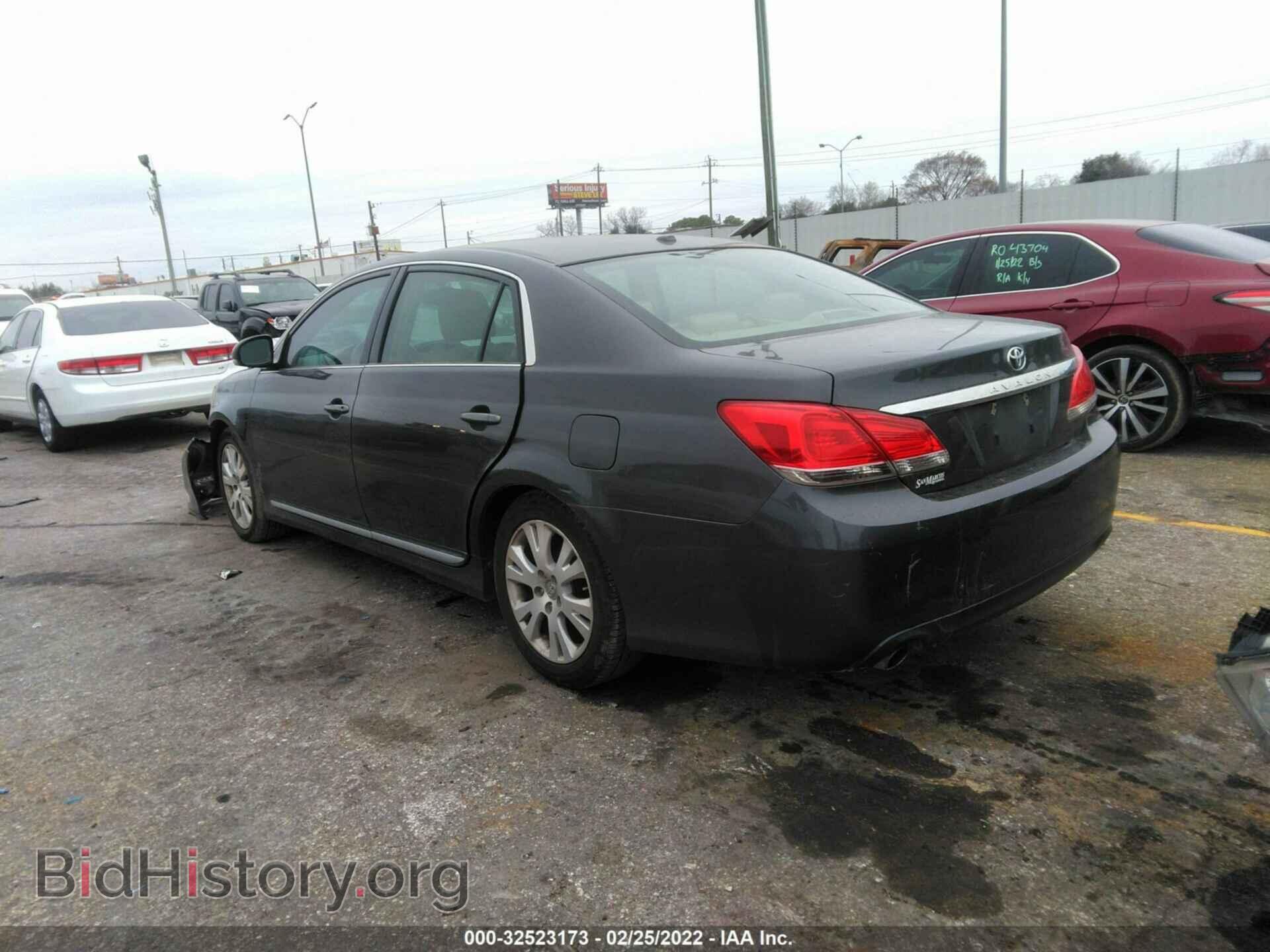 2011 TOYOTA AVALON - VIN: 4T1BK3DB2BU394494 - Фото 3