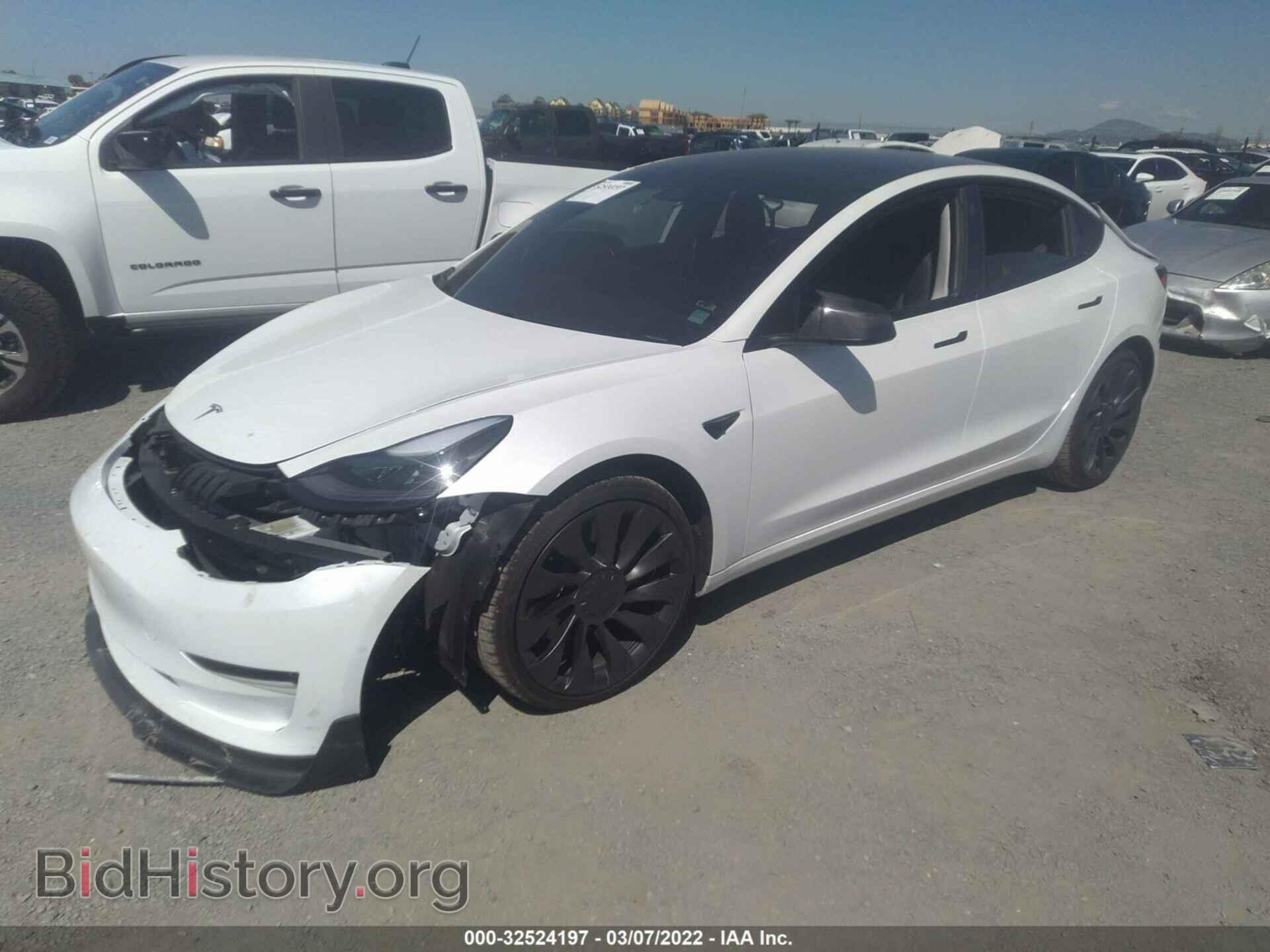 2021 TESLA MODEL 3 - VIN: 5YJ3E1EC9MF076248 - Фото 2