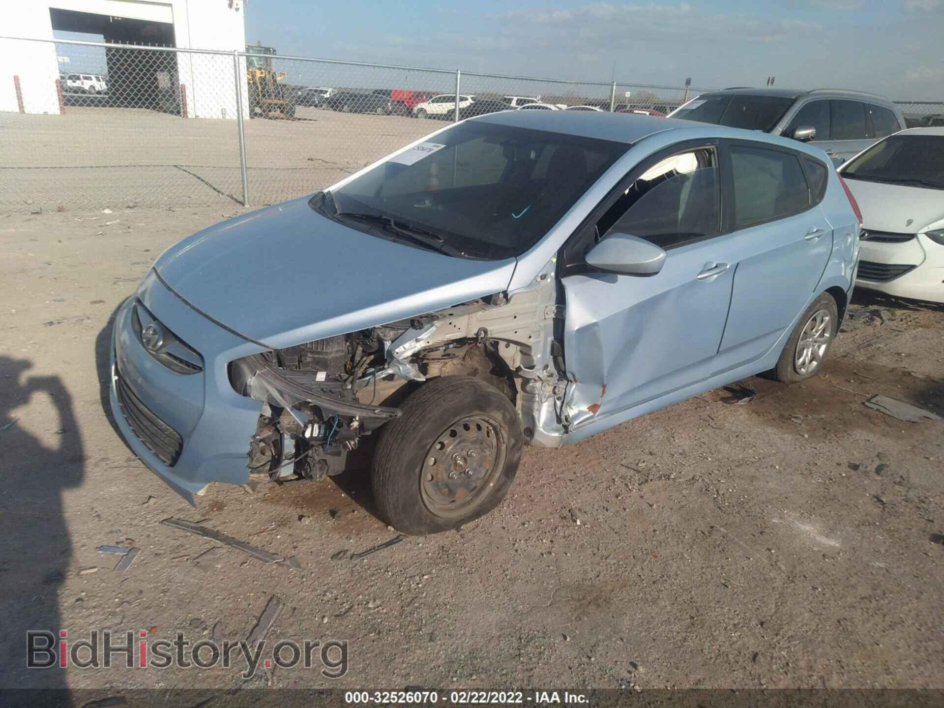 2013 HYUNDAI ACCENT - VIN: KMHCT5AE0DU118183 - Фото 2